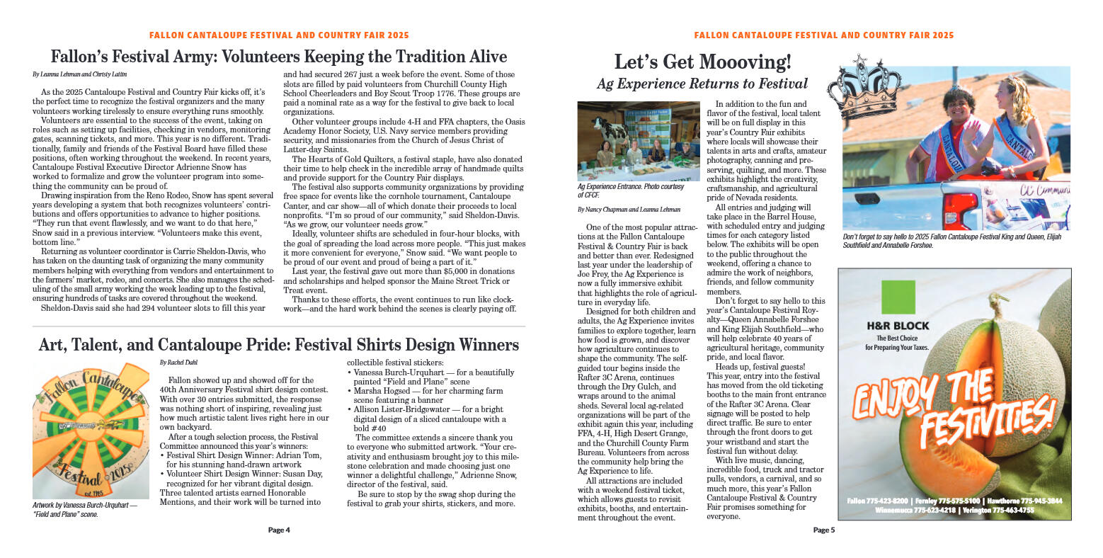 Fallon Country Fair & Cantaloupe Festival Guide 20 - page 3