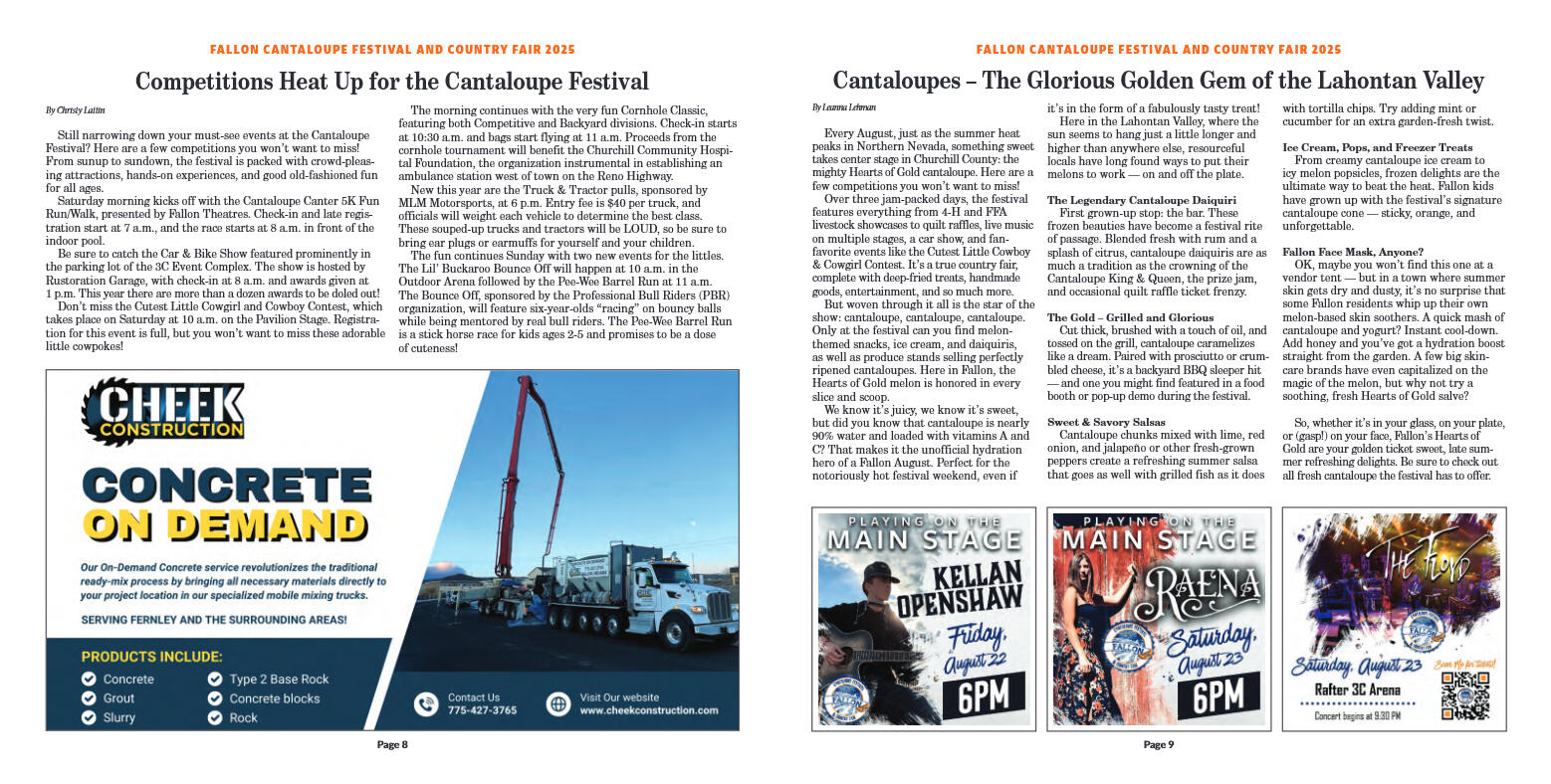 Fallon Country Fair & Cantaloupe Festival Guide 20 - page 5