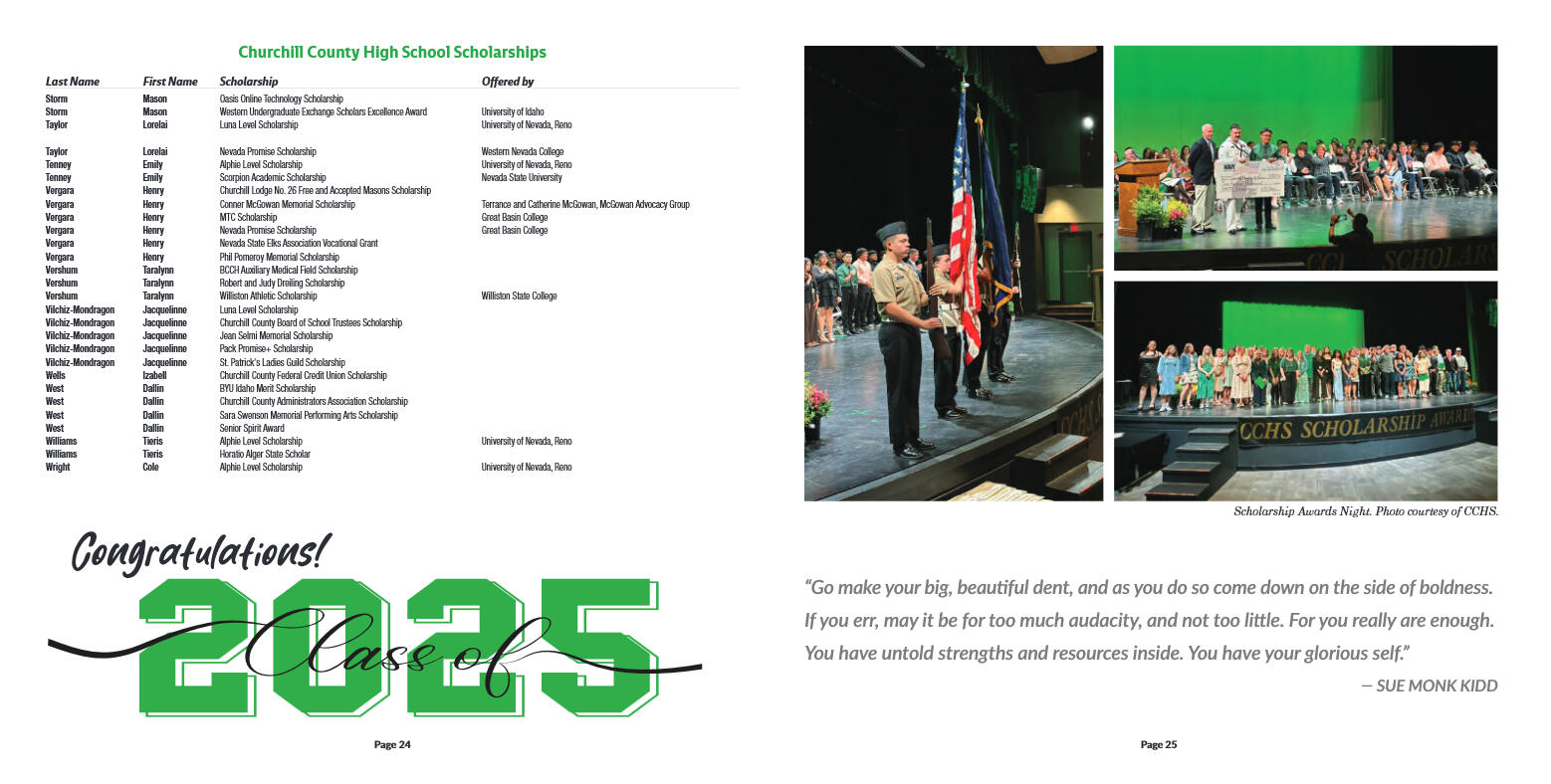 The Fallon Post 2025 Keepsake Graduation Edition - page 13