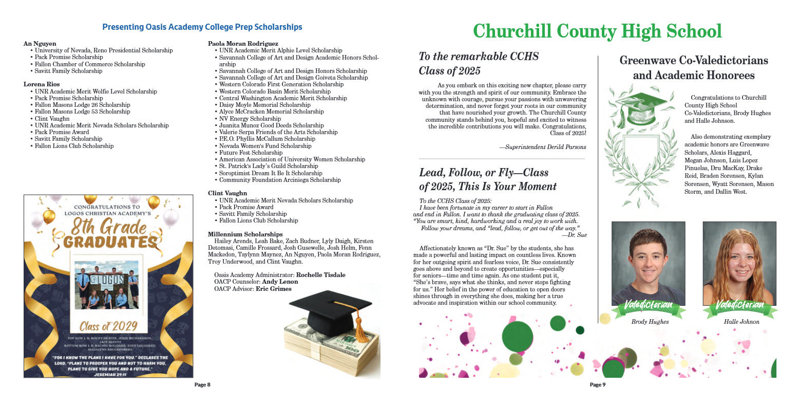 The Fallon Post 2025 Keepsake Graduation Edition - page 5