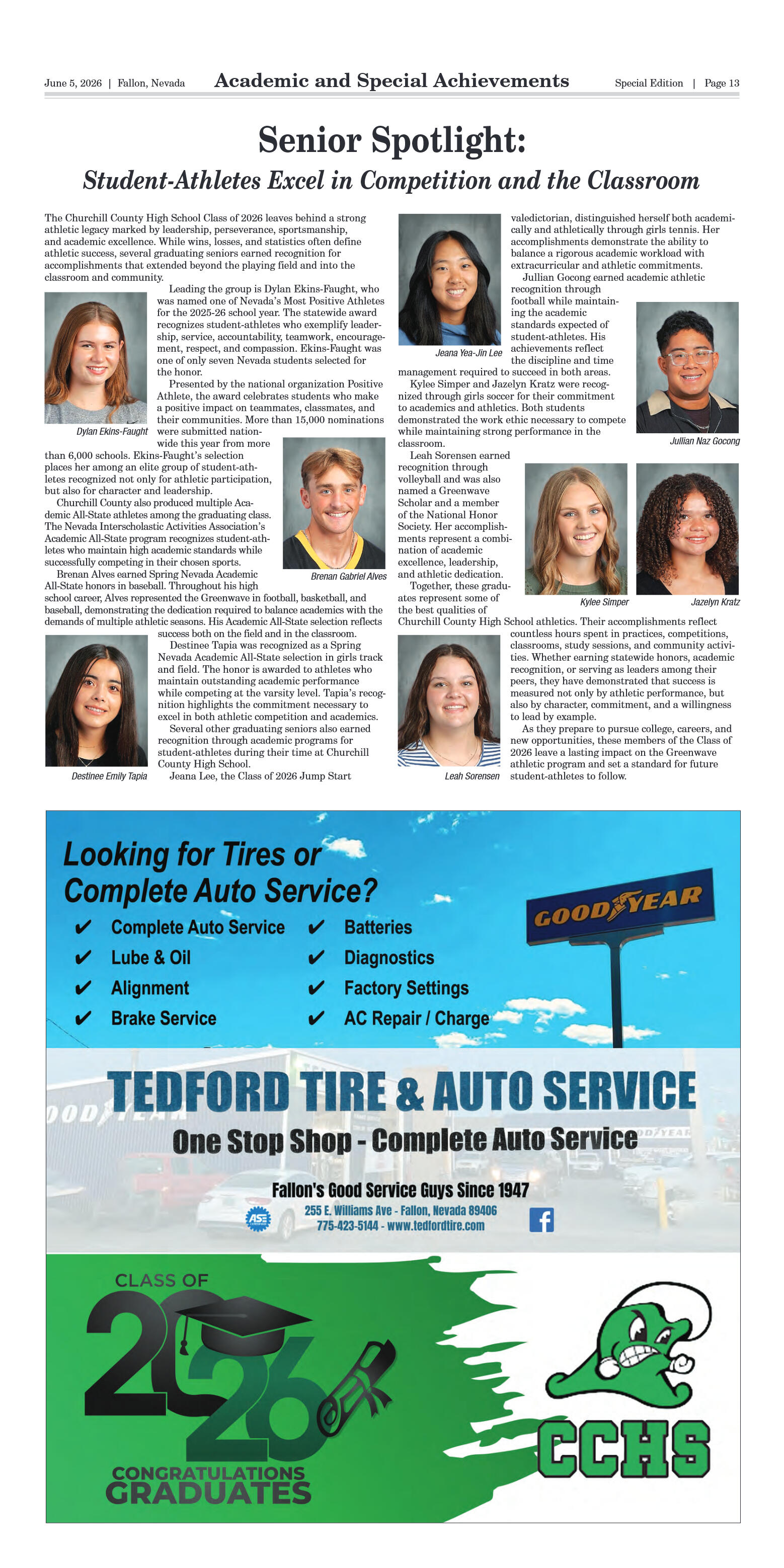 The Fallon Post 2026 Keepsake Graduation Edition,  - page 13