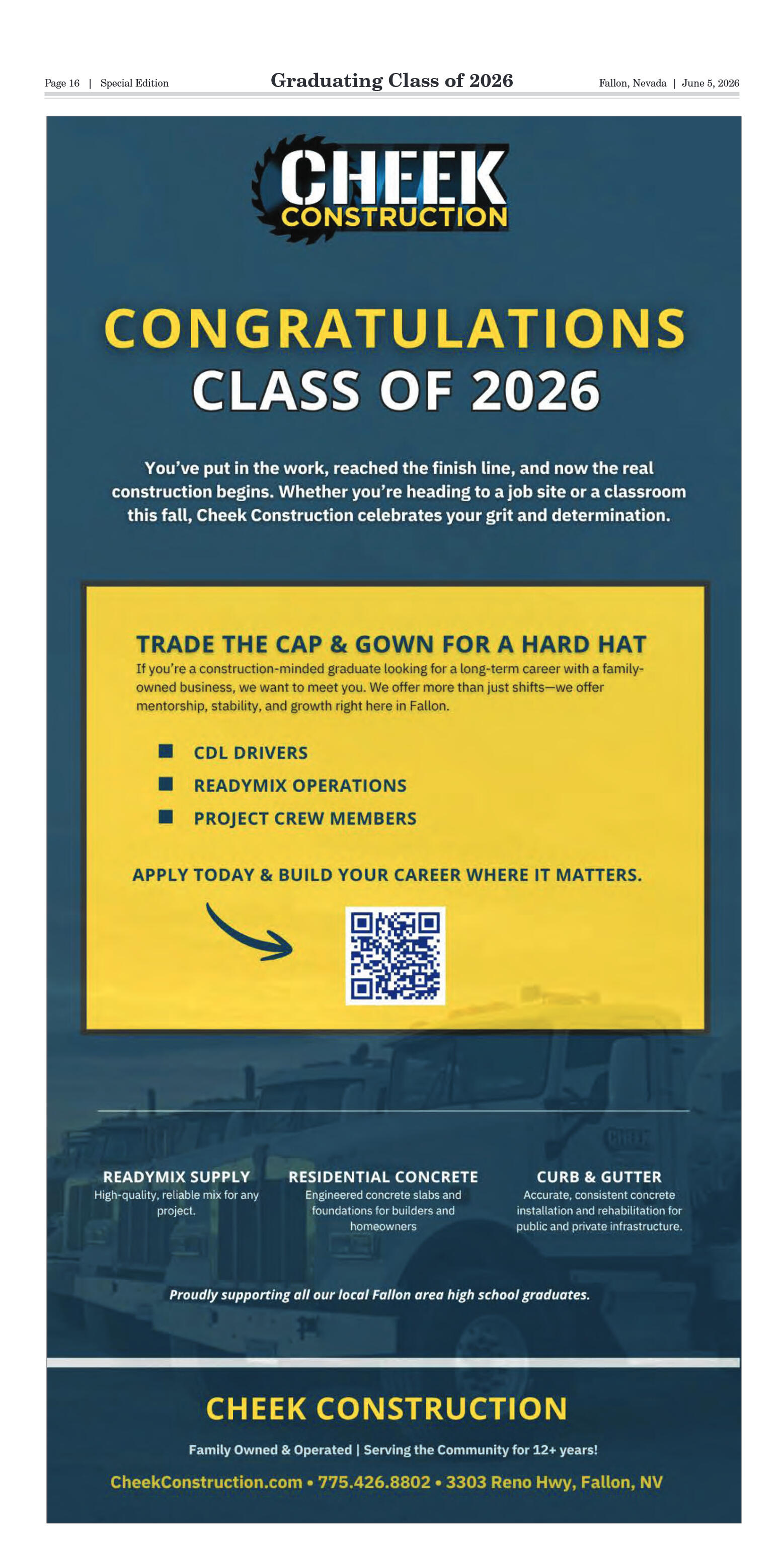 The Fallon Post 2026 Keepsake Graduation Edition,  - page 16