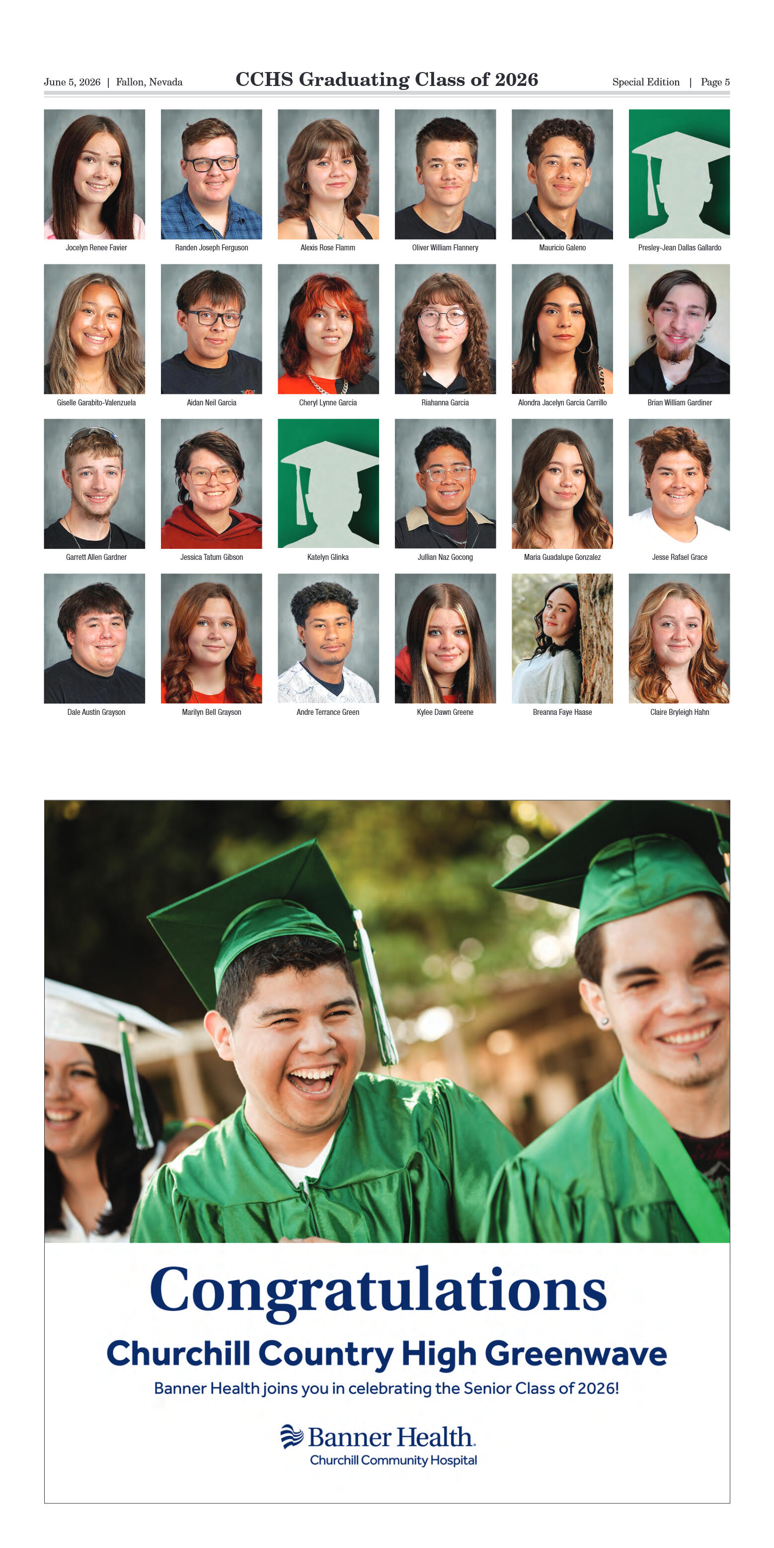 The Fallon Post 2026 Keepsake Graduation Edition,  - page 5