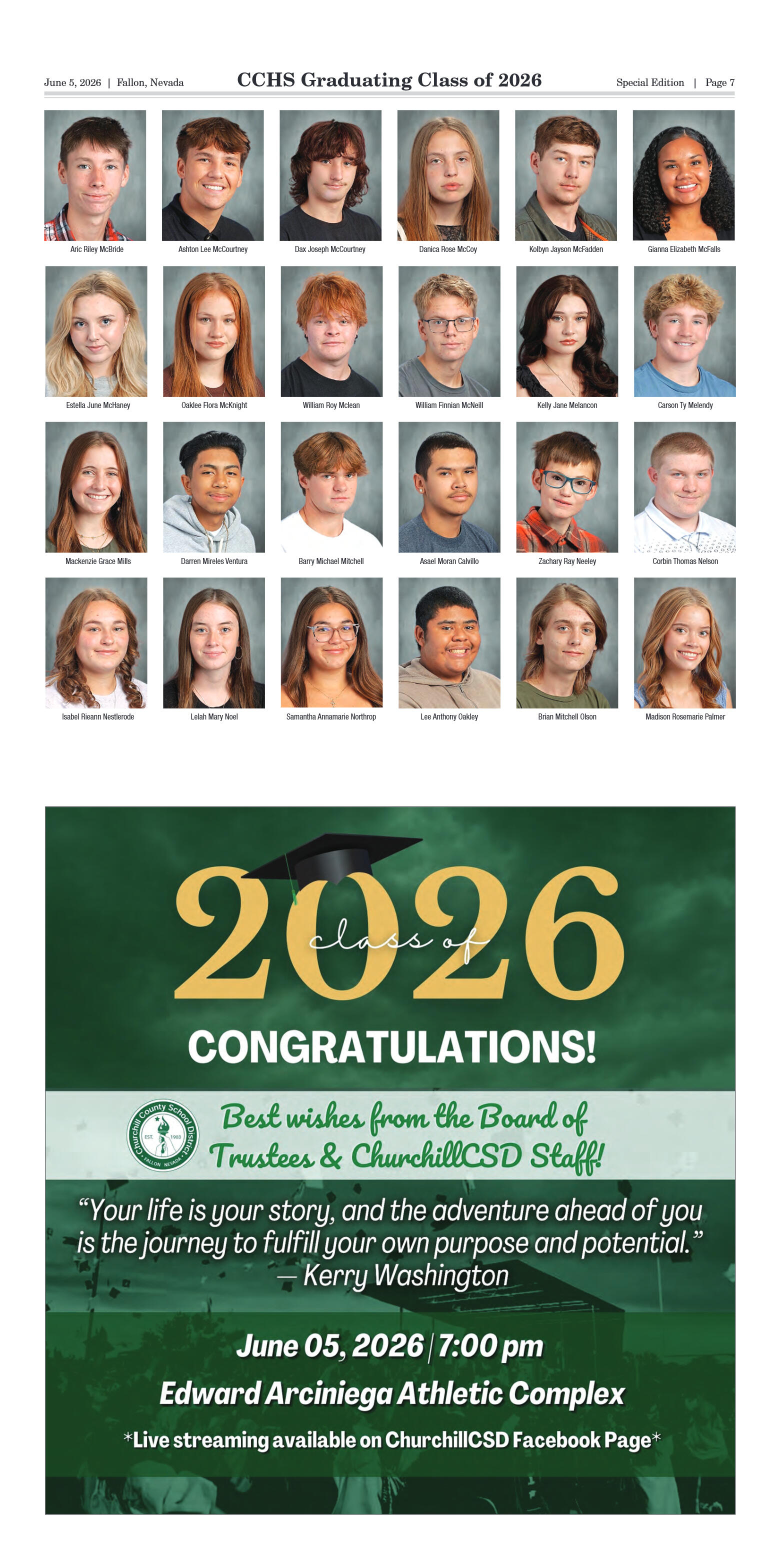The Fallon Post 2026 Keepsake Graduation Edition,  - page 7