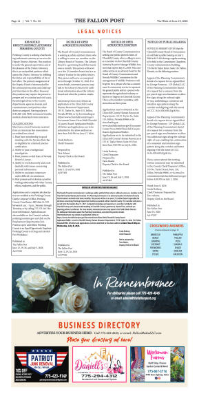 June 19, 2026 -June 19, 2026 -County Clarifies War - page 14