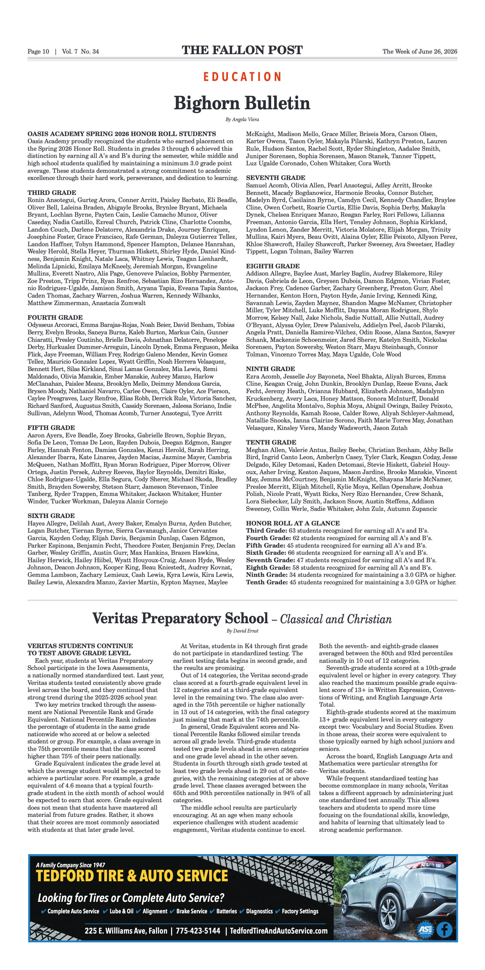 June 26, 2026-Students Take Flight at Fallon’s Fir - page 10