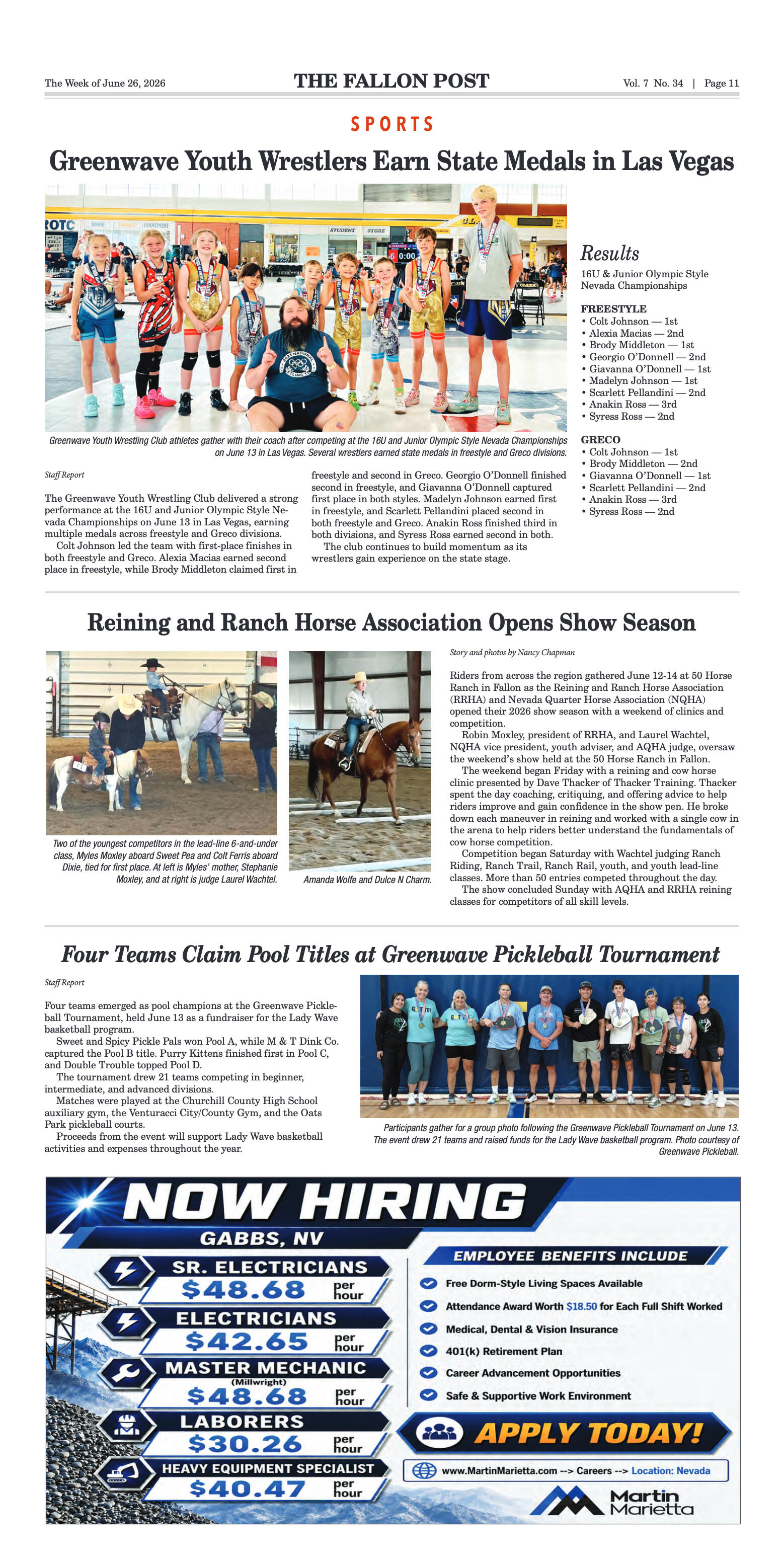 June 26, 2026-Students Take Flight at Fallon’s Fir - page 11