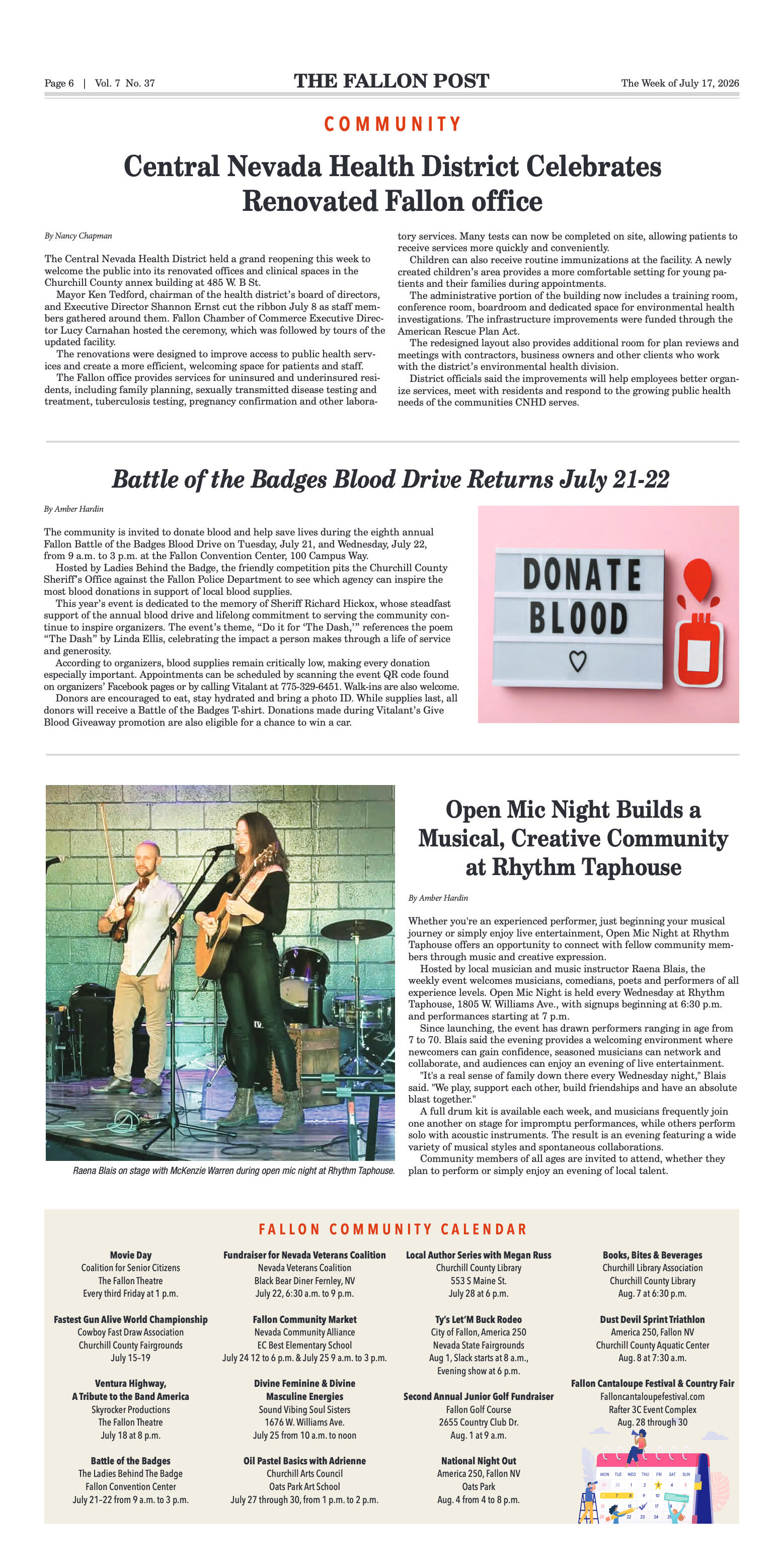 July 17, 2026 - Ward 1 Voters Return to Polls Tues - page 6