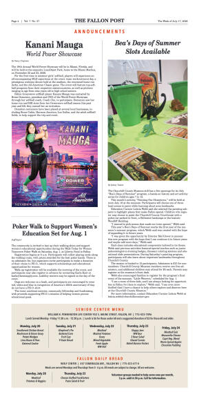 July 17, 2026 - Ward 1 Voters Return to Polls Tues - page 4