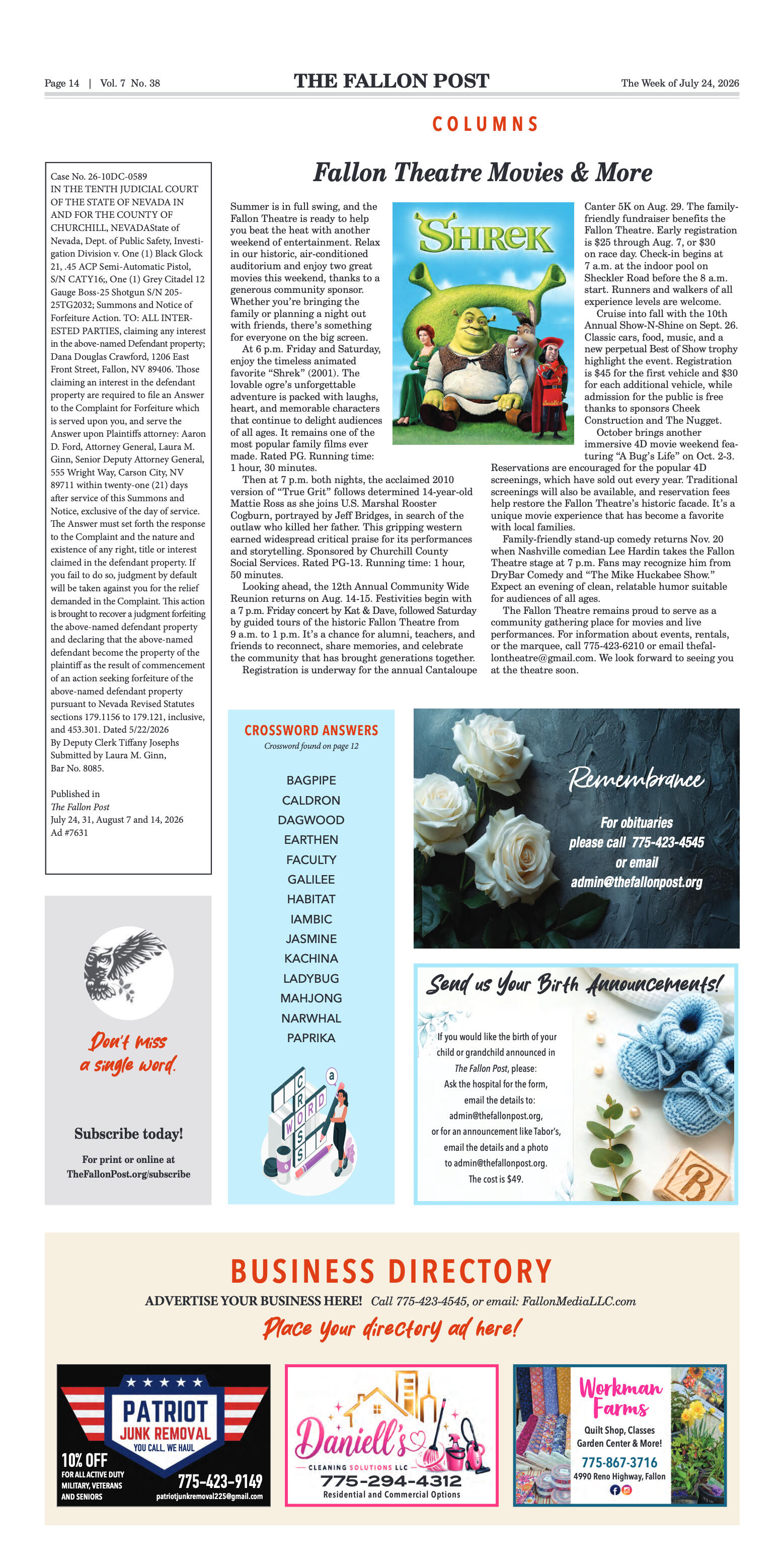 July 24, 2026 - County Plan Identifies Region’s Hi - page 14
