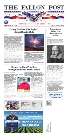 July 24, 2026 - County Plan Identifies Region’s Hi - page 1