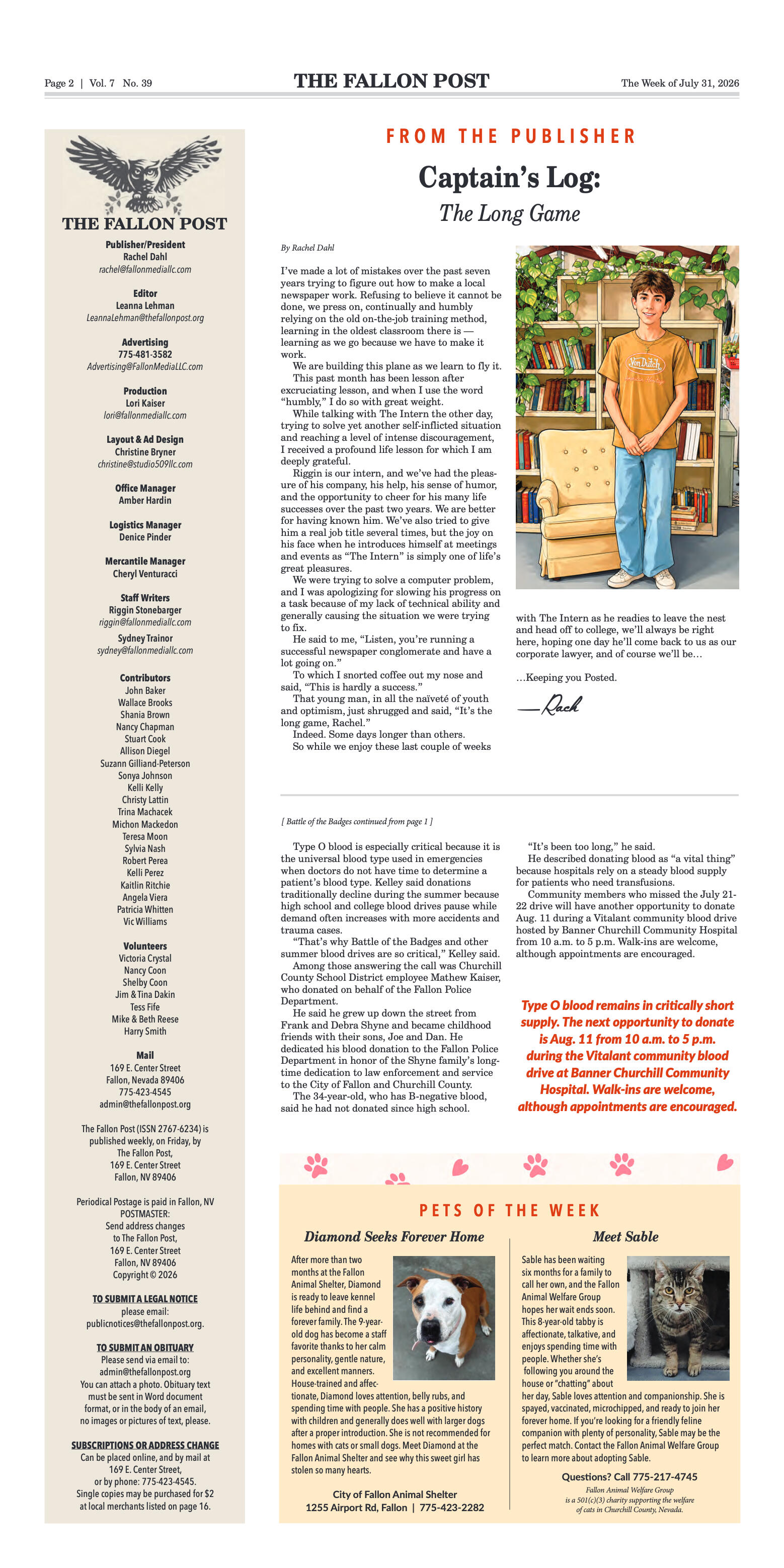 July 31, 2026 -Battle of the Badges Blood Drive Co - page 2