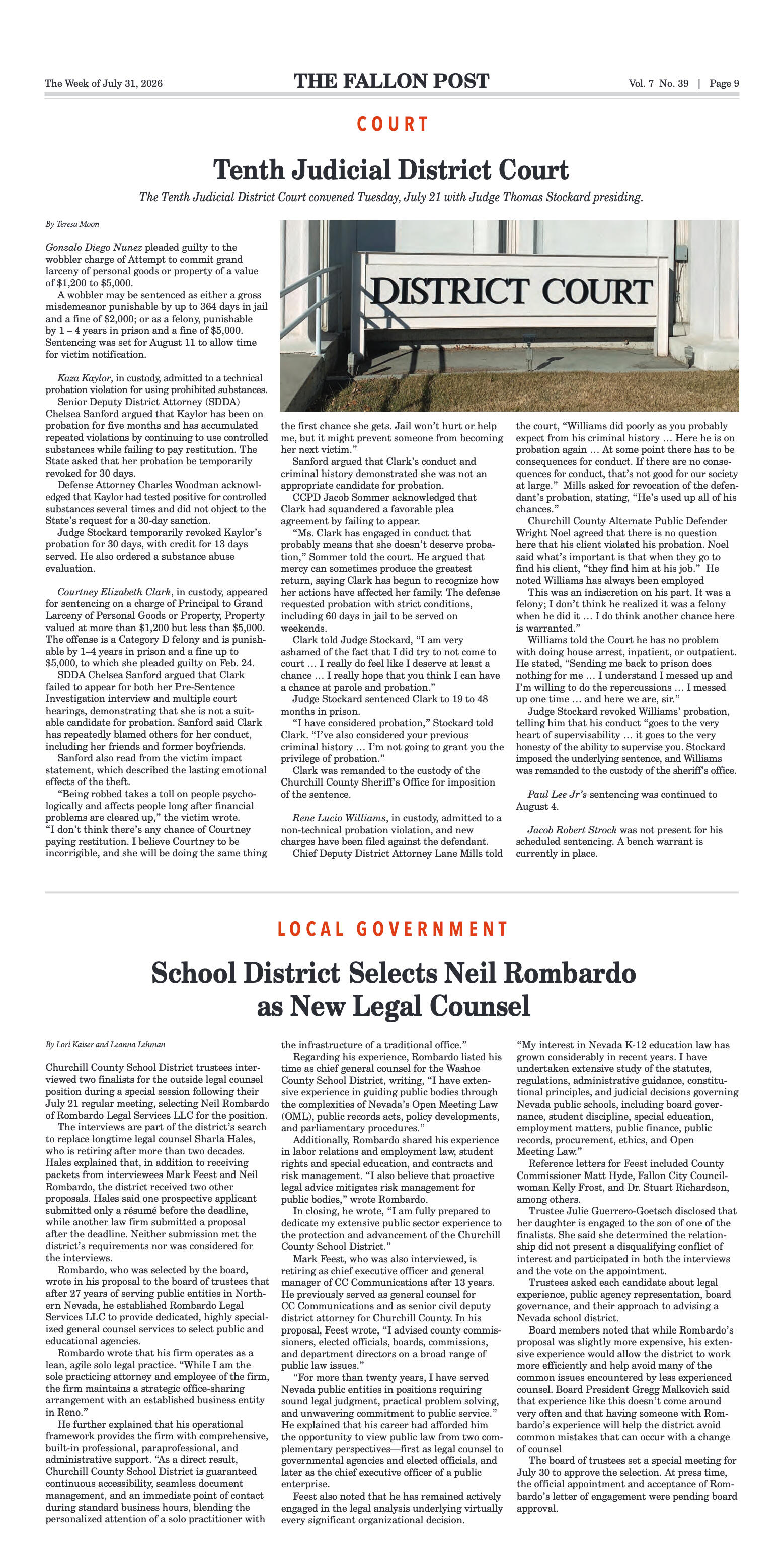 July 31, 2026 -Battle of the Badges Blood Drive Co - page 9
