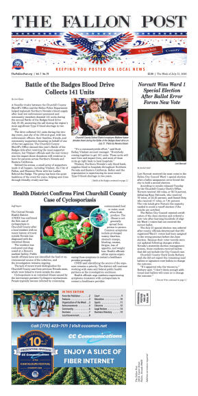 July 31, 2026 -Battle of the Badges Blood Drive Co - page 1