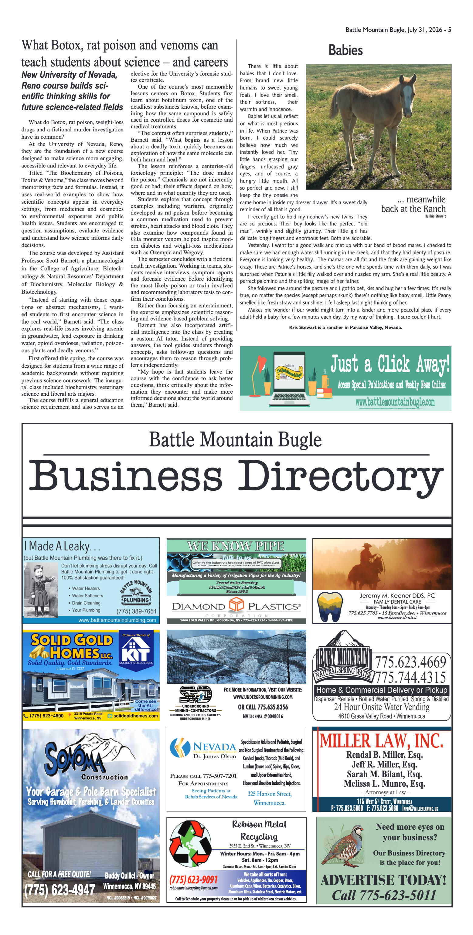 July 31, 2026 - Former newspaper box begins a new  - page 5