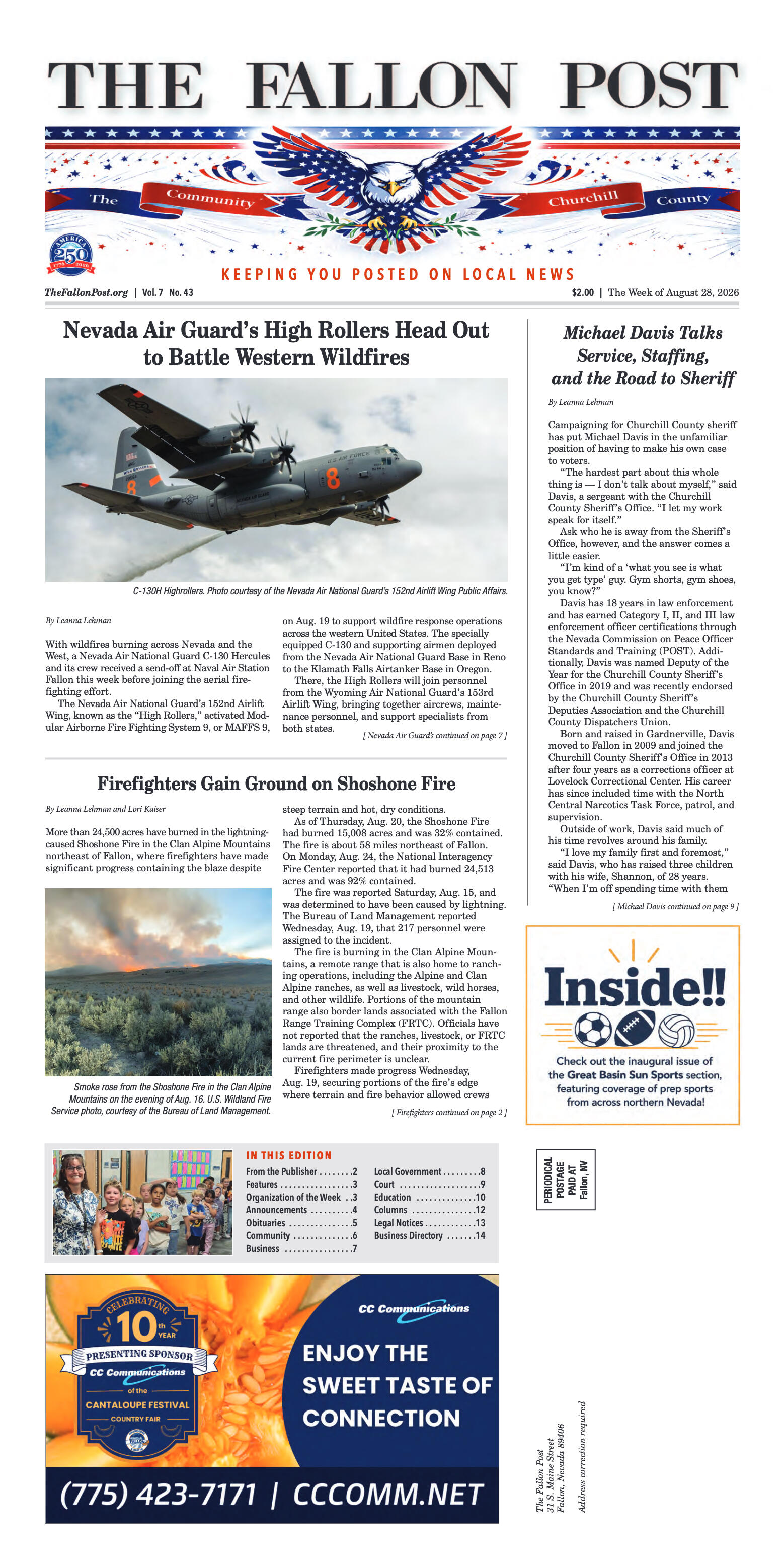 August 28, 2026 -Nevada Air Guard’s High Rollers H - page 1