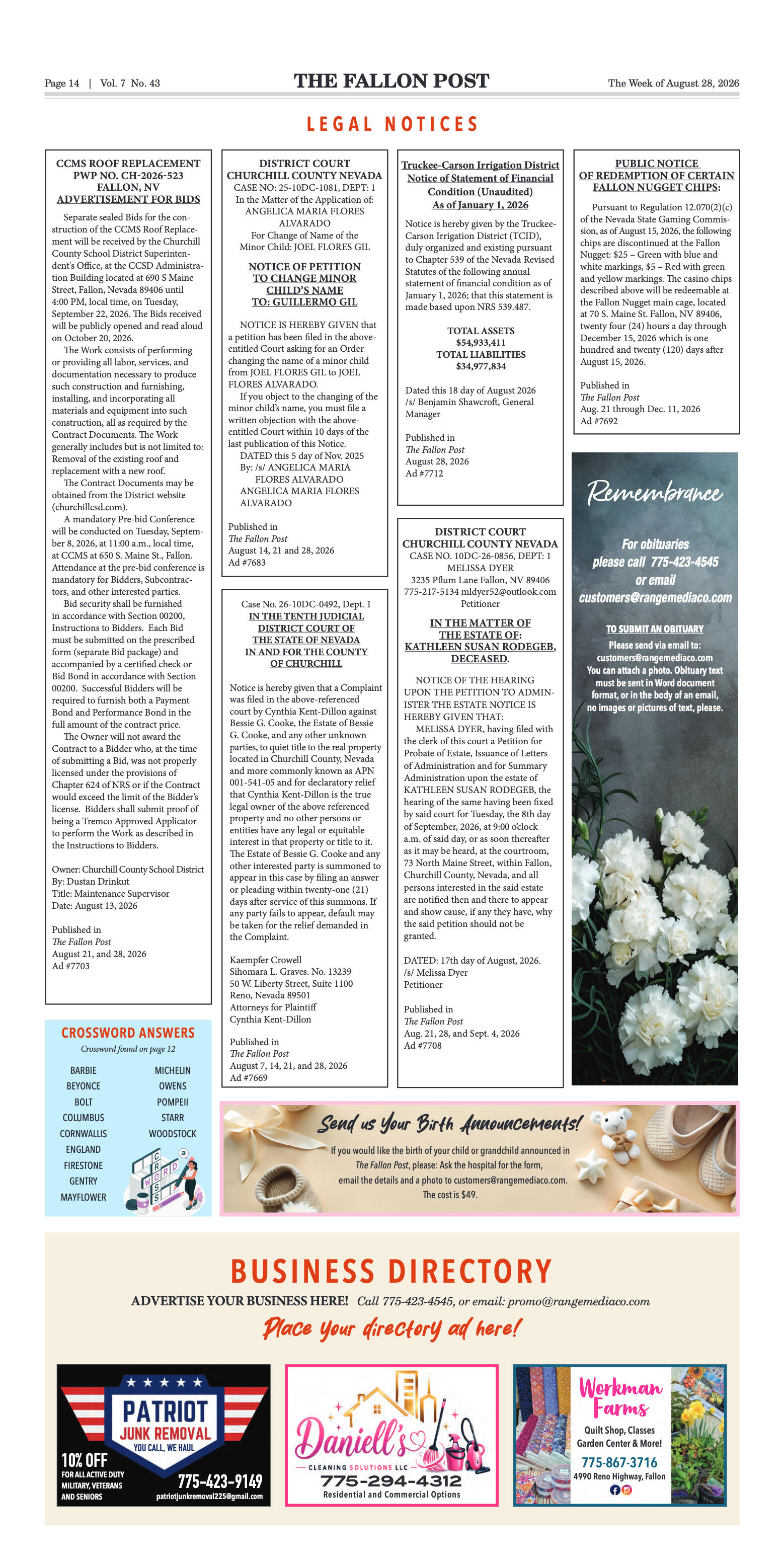 August 28, 2026 -Nevada Air Guard’s High Rollers H - page 14