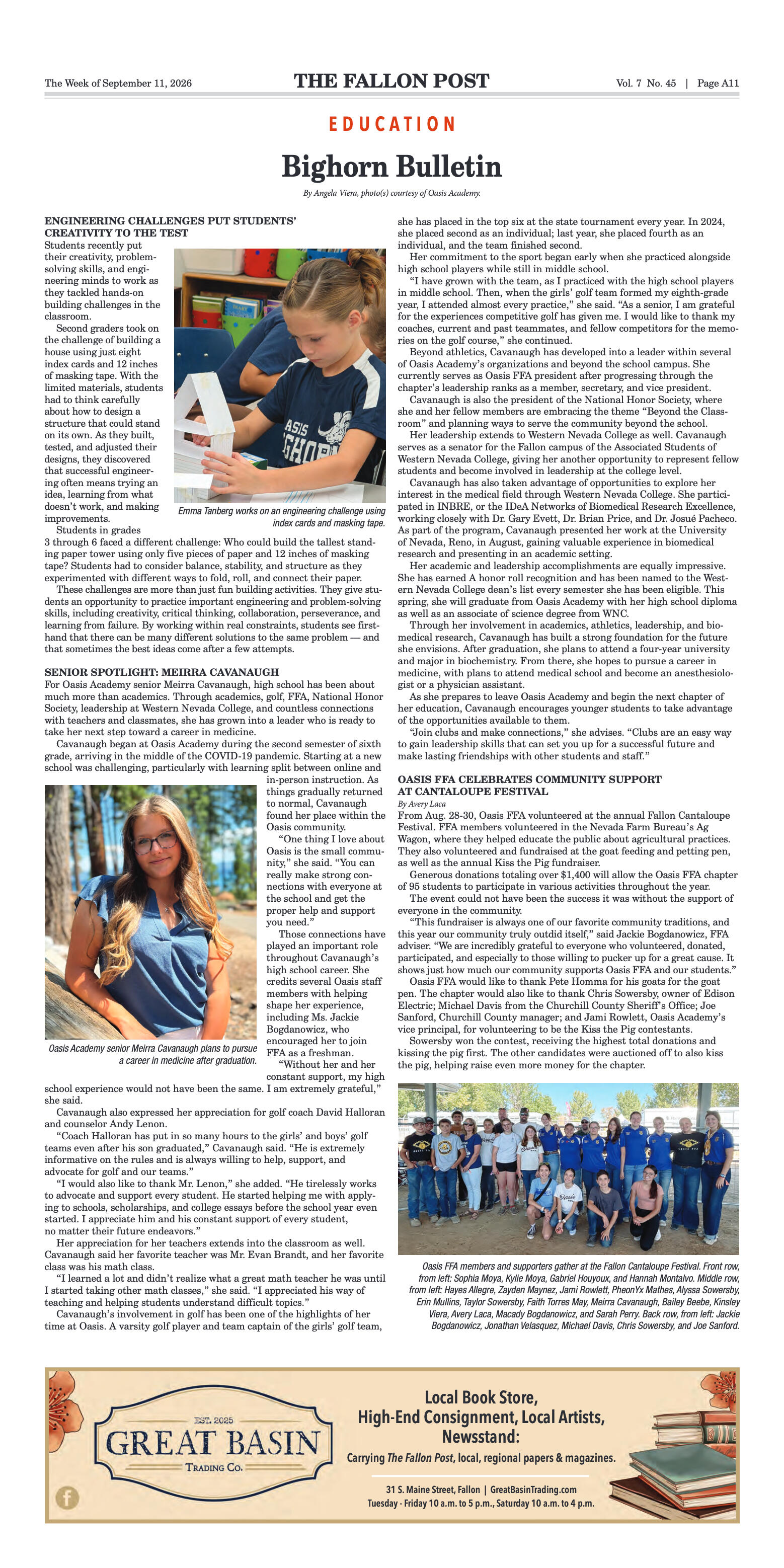 September 11, 2026 -CCHS Comes Out in Force for La - page 11