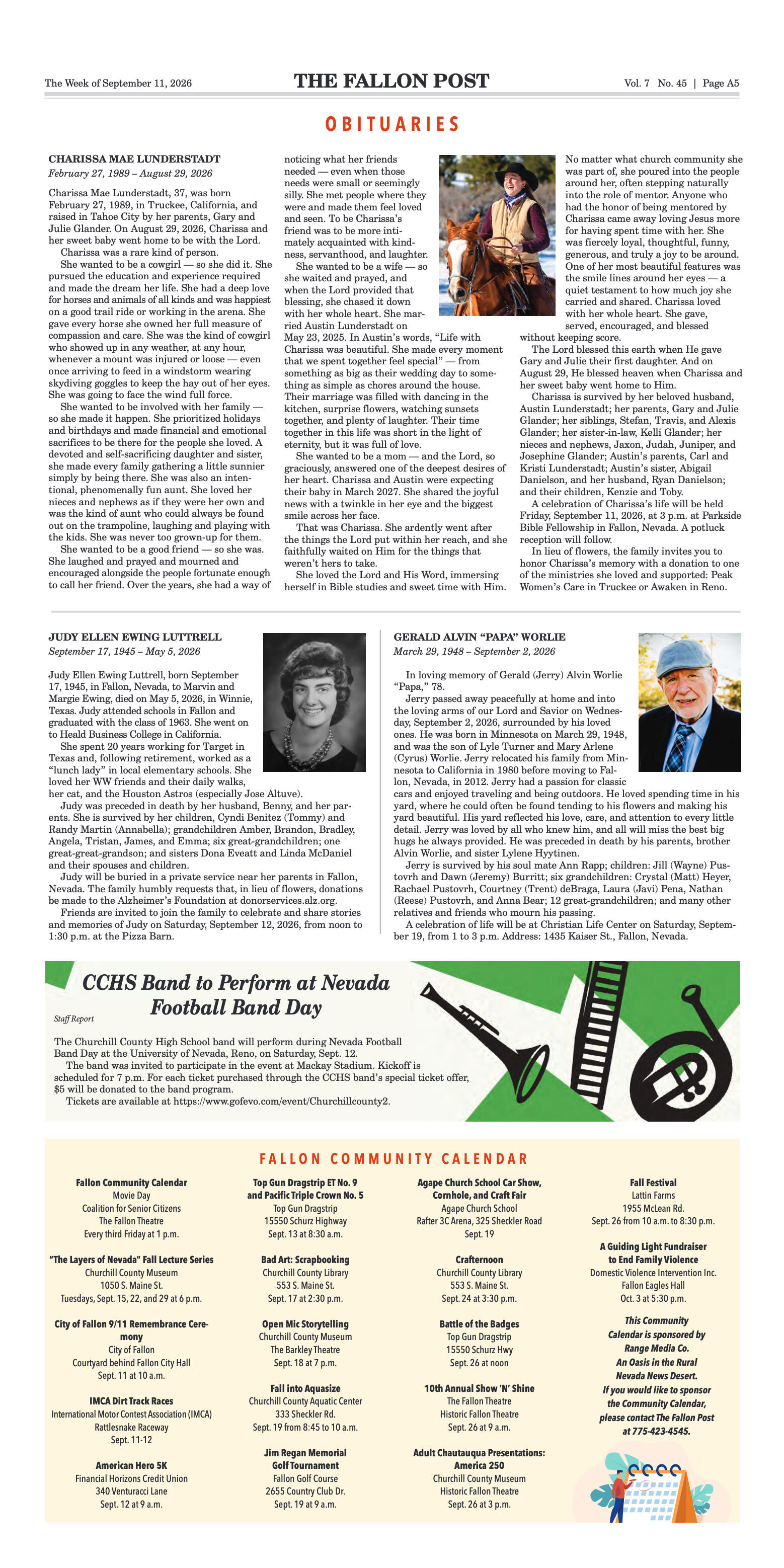 September 11, 2026 -CCHS Comes Out in Force for La - page 5