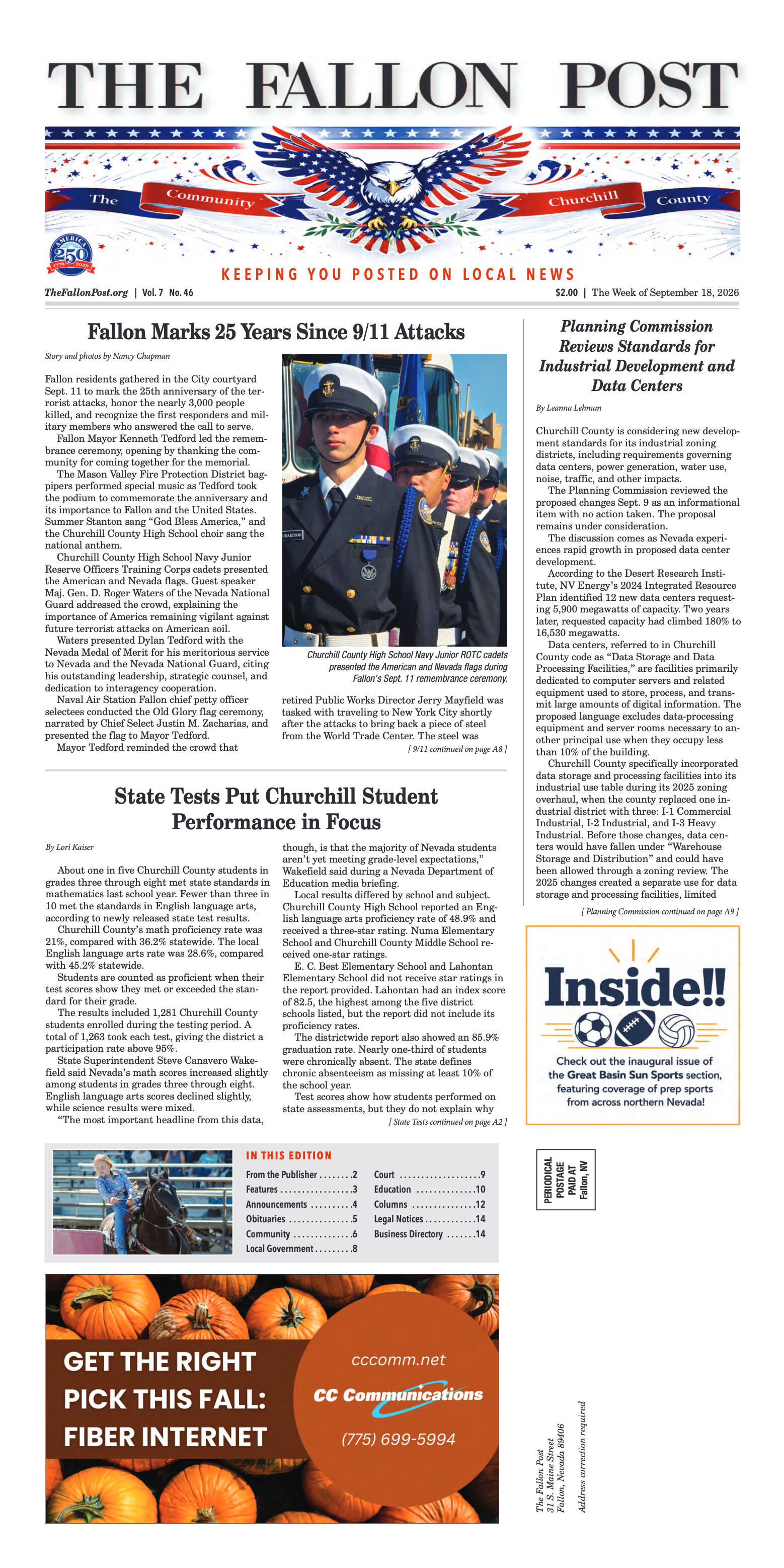 September 18, 2026 - Fallon Marks 25 Years Since 9 - page 1