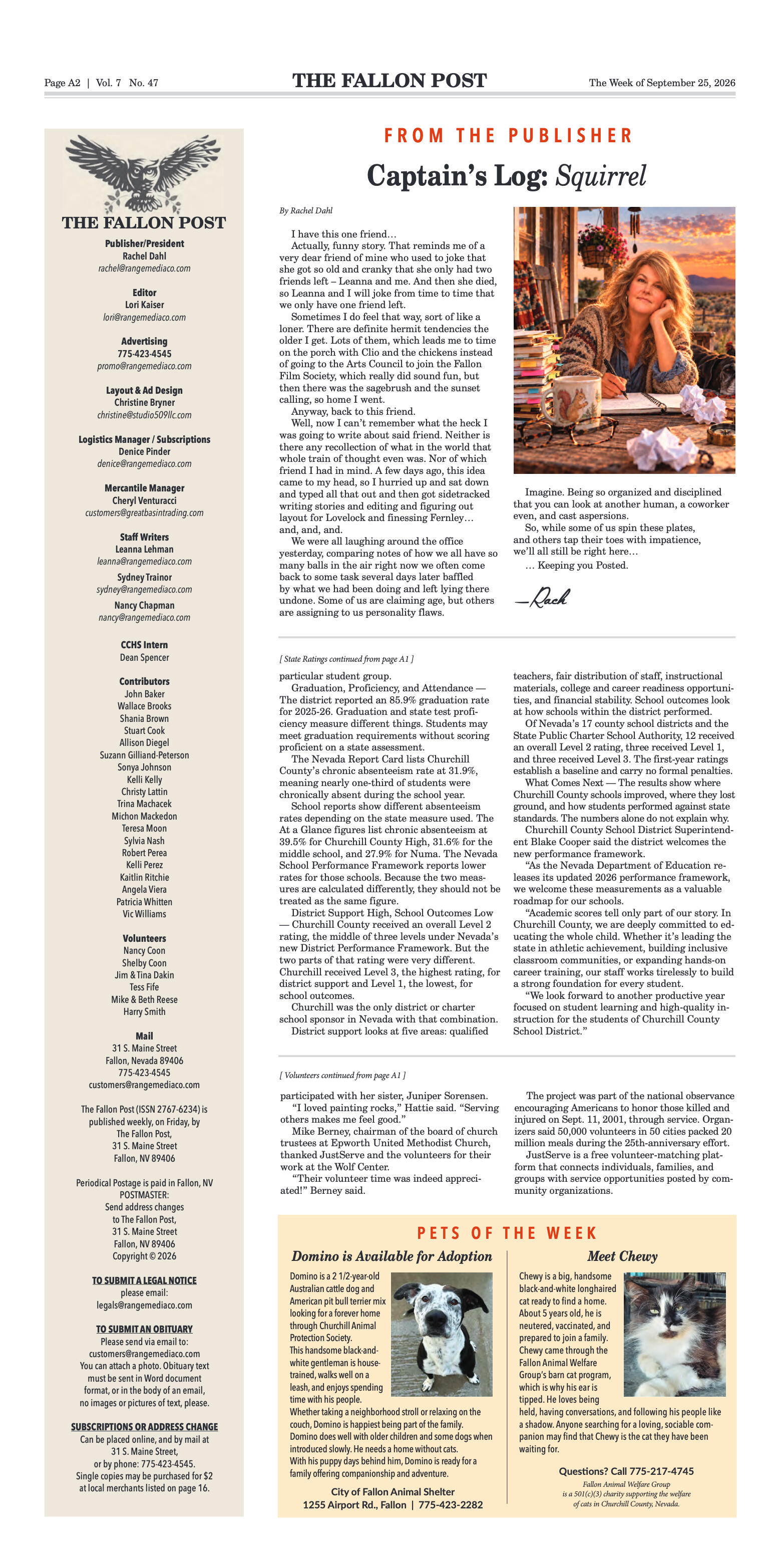 September 25, 2026 -State Ratings Show Widely Diff - page 2