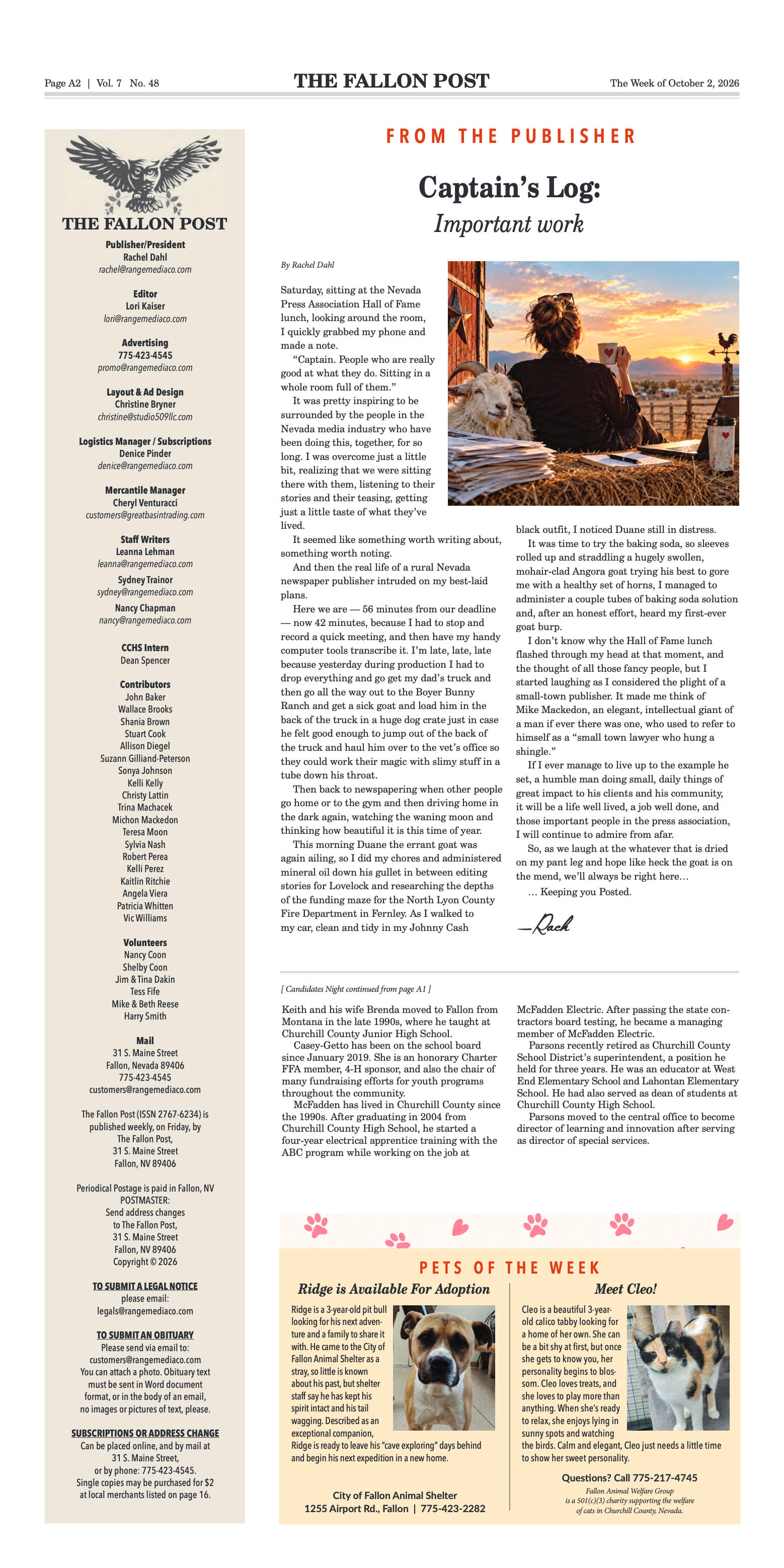 October 2, 2026 - County Takes a Fresh Look at Lan - page 2
