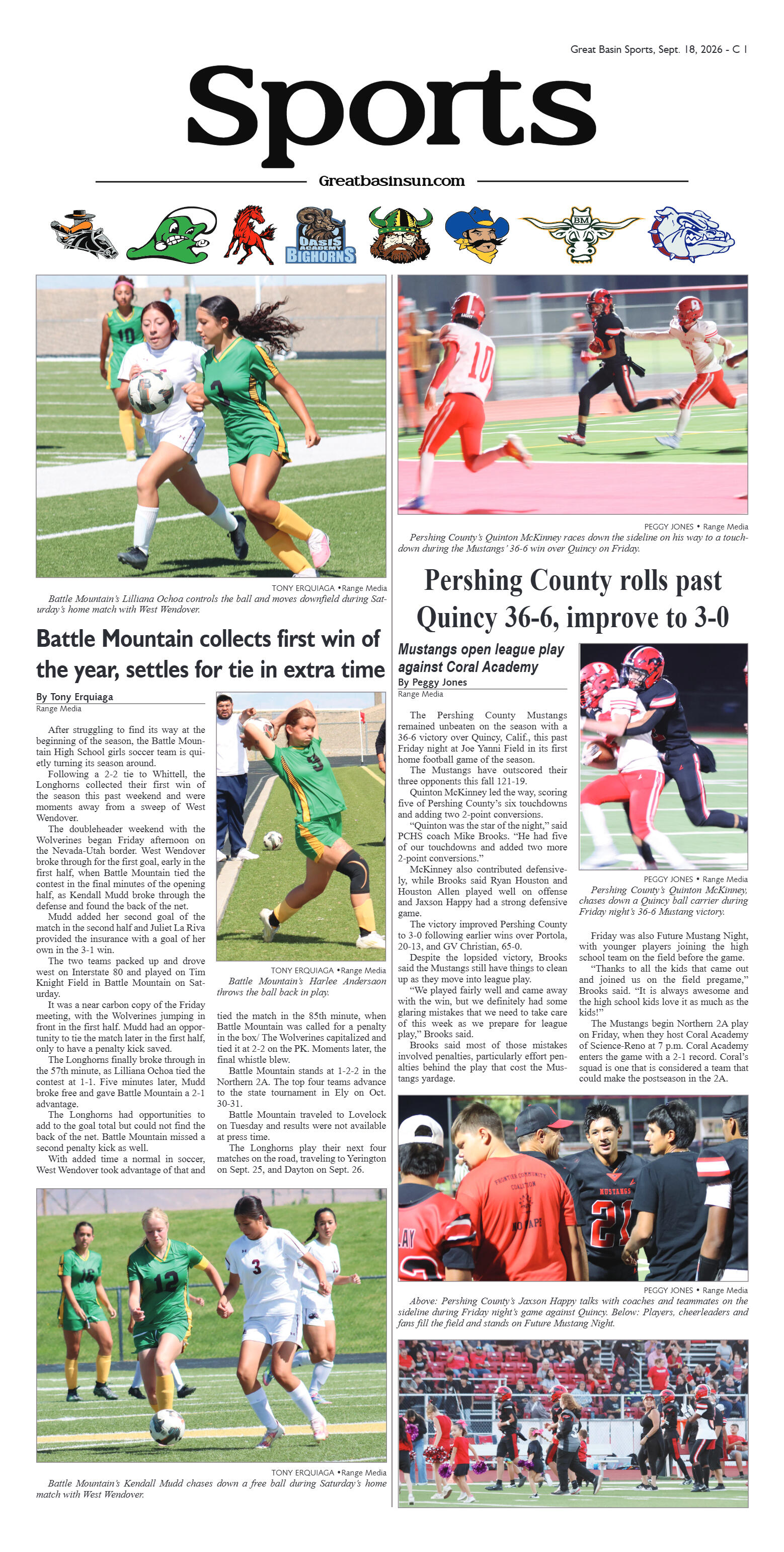 September 18, 2026 - Battle Mountain collects firs - page 1