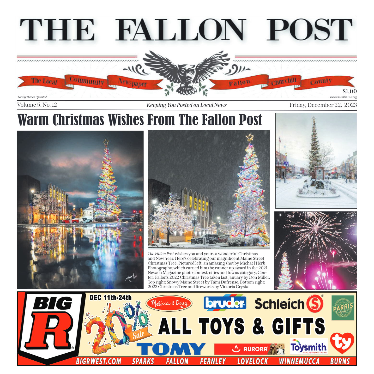 December 22 -- Warm Christmas Wishes from The Fall - page 1