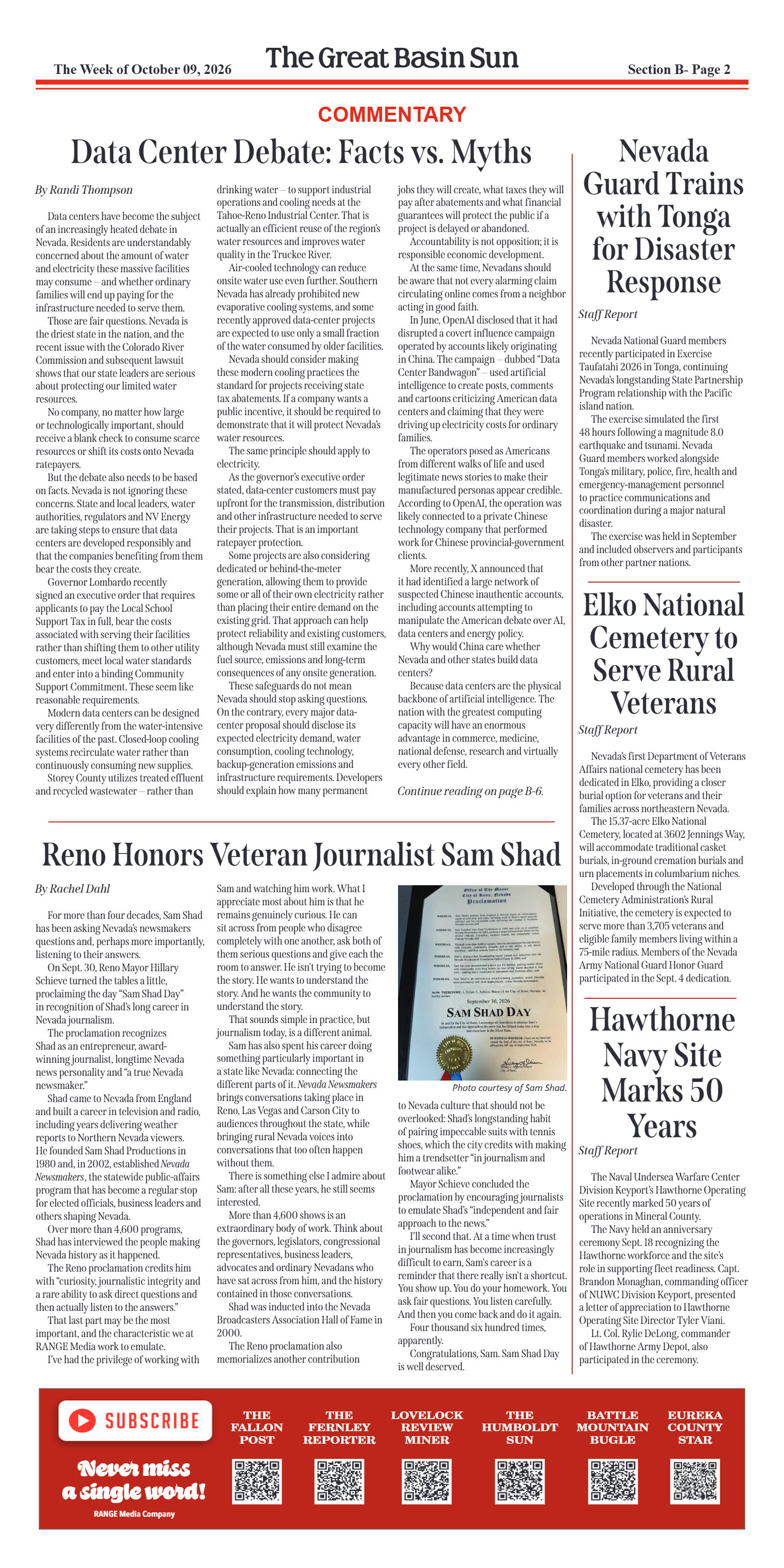 October 9, 2026 - Nevada Updates Opportunity Zones - page 2