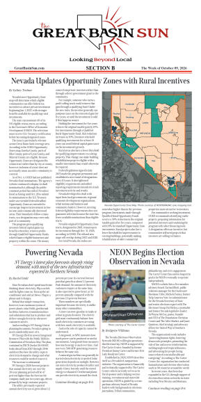 October 9, 2026 - Nevada Updates Opportunity Zones - page 1