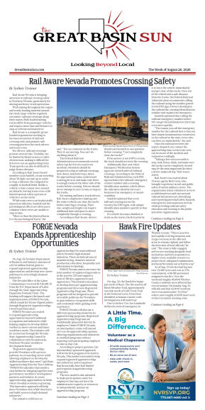 August 28, 2026 - Rail Aware Nevada Promotes Cross - page 1