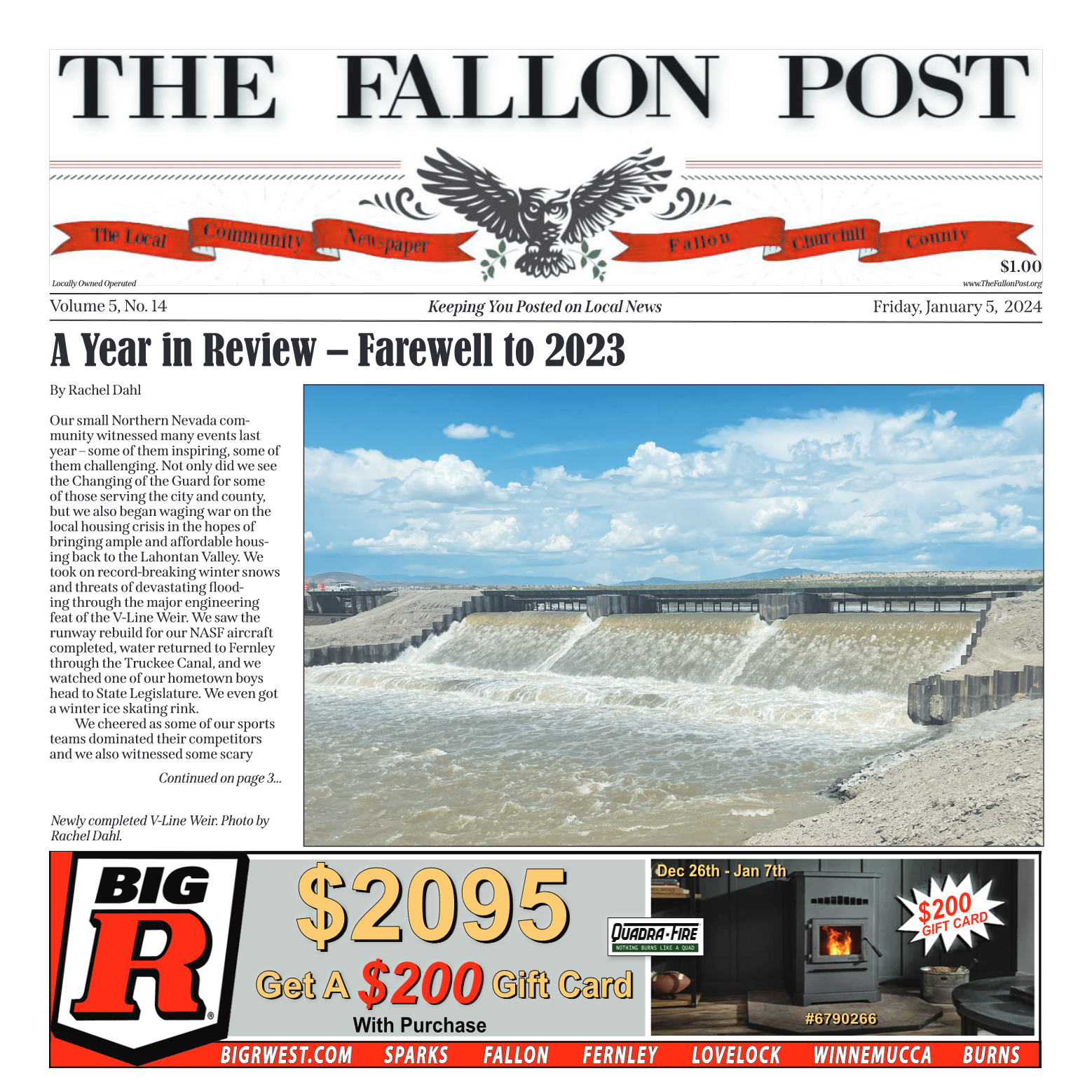 January 5, 2023 - A Year in Review – Farewell to 2 - page 1