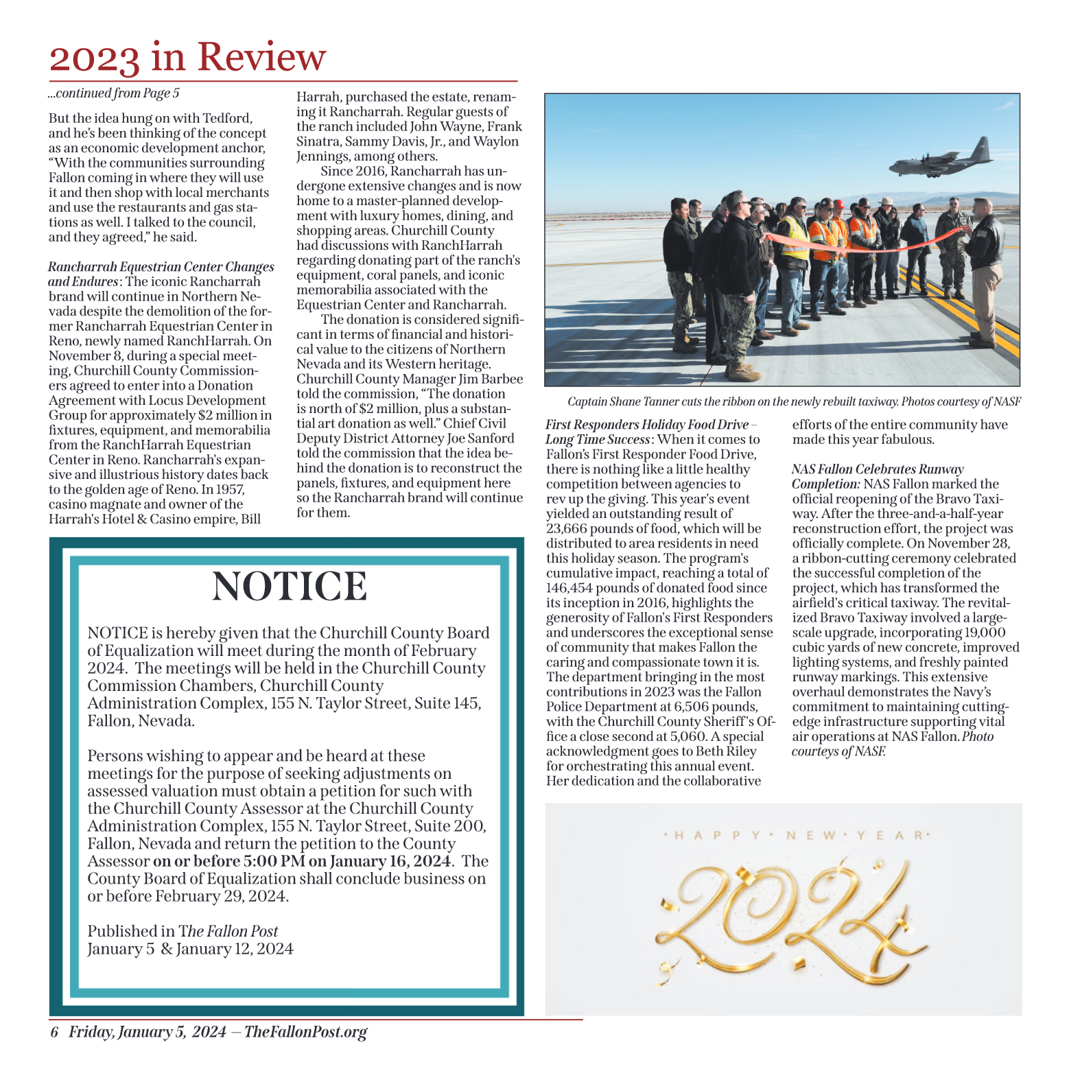 January 5, 2023 - A Year in Review – Farewell to 2 - page 6