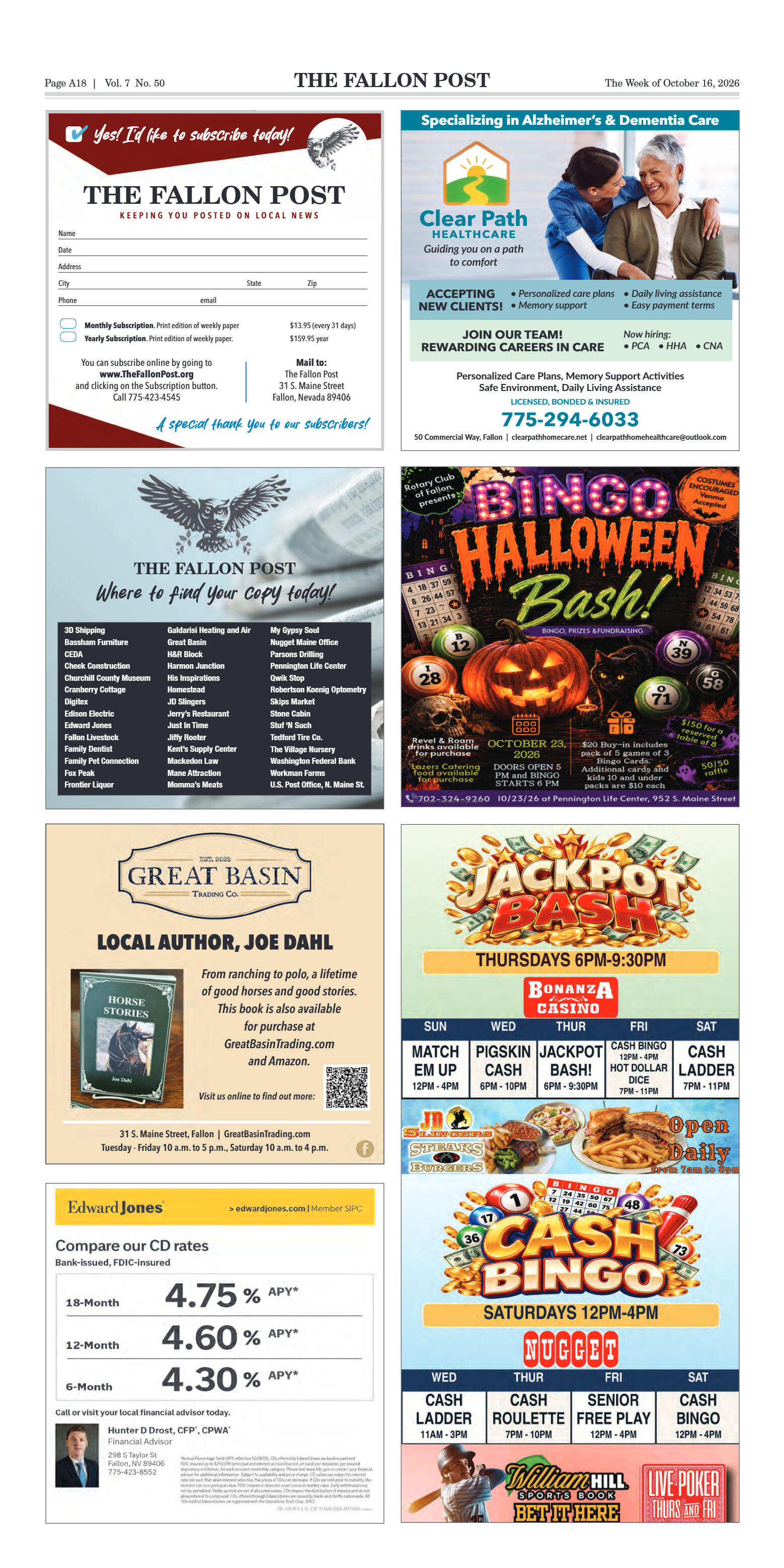 October 16, 2026 - Mental Health Care Challenges S - page 18