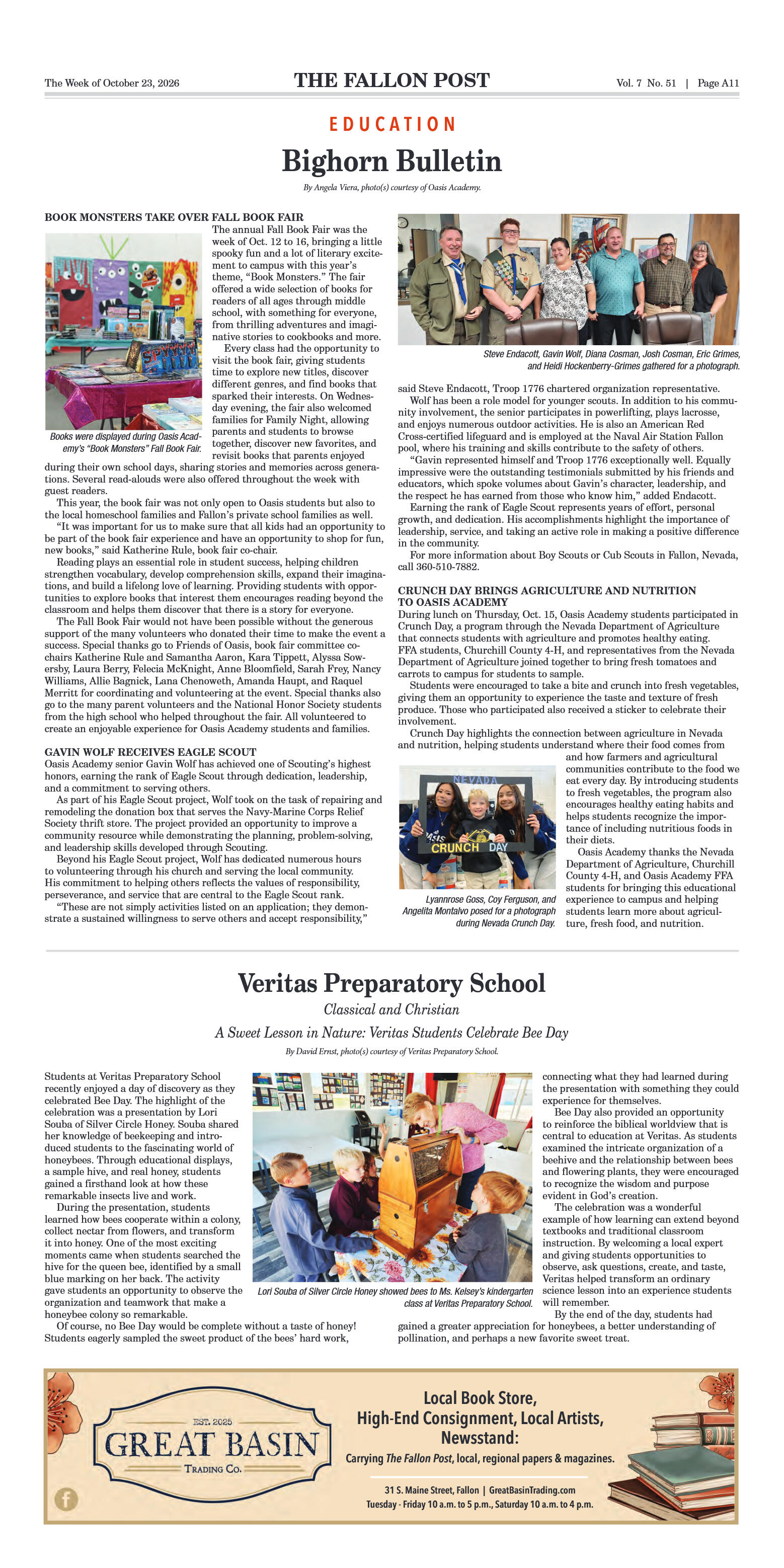 The Fallon Post Oct. 23, 2026: Three Missing Child - page 11