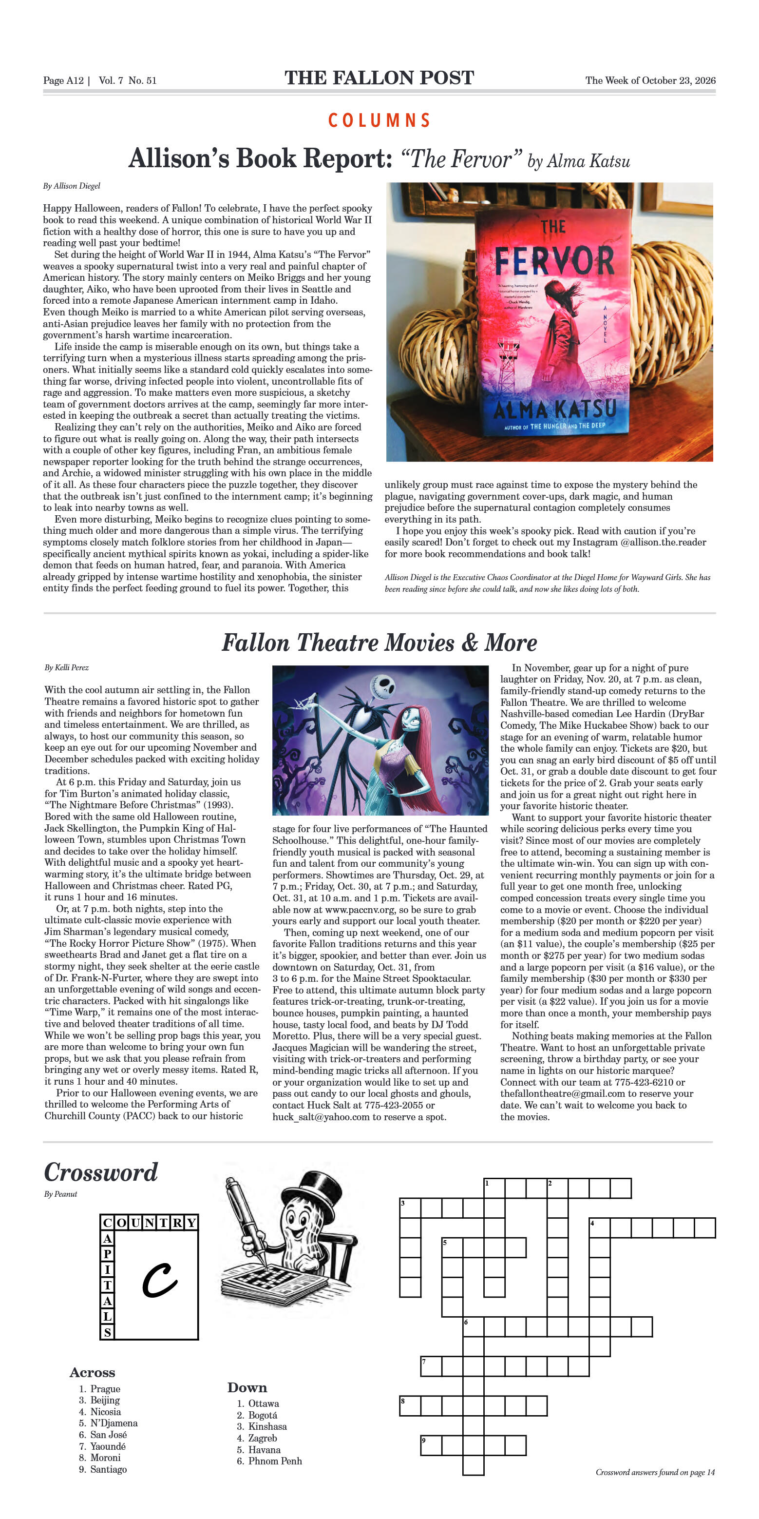 The Fallon Post Oct. 23, 2026: Three Missing Child - page 12
