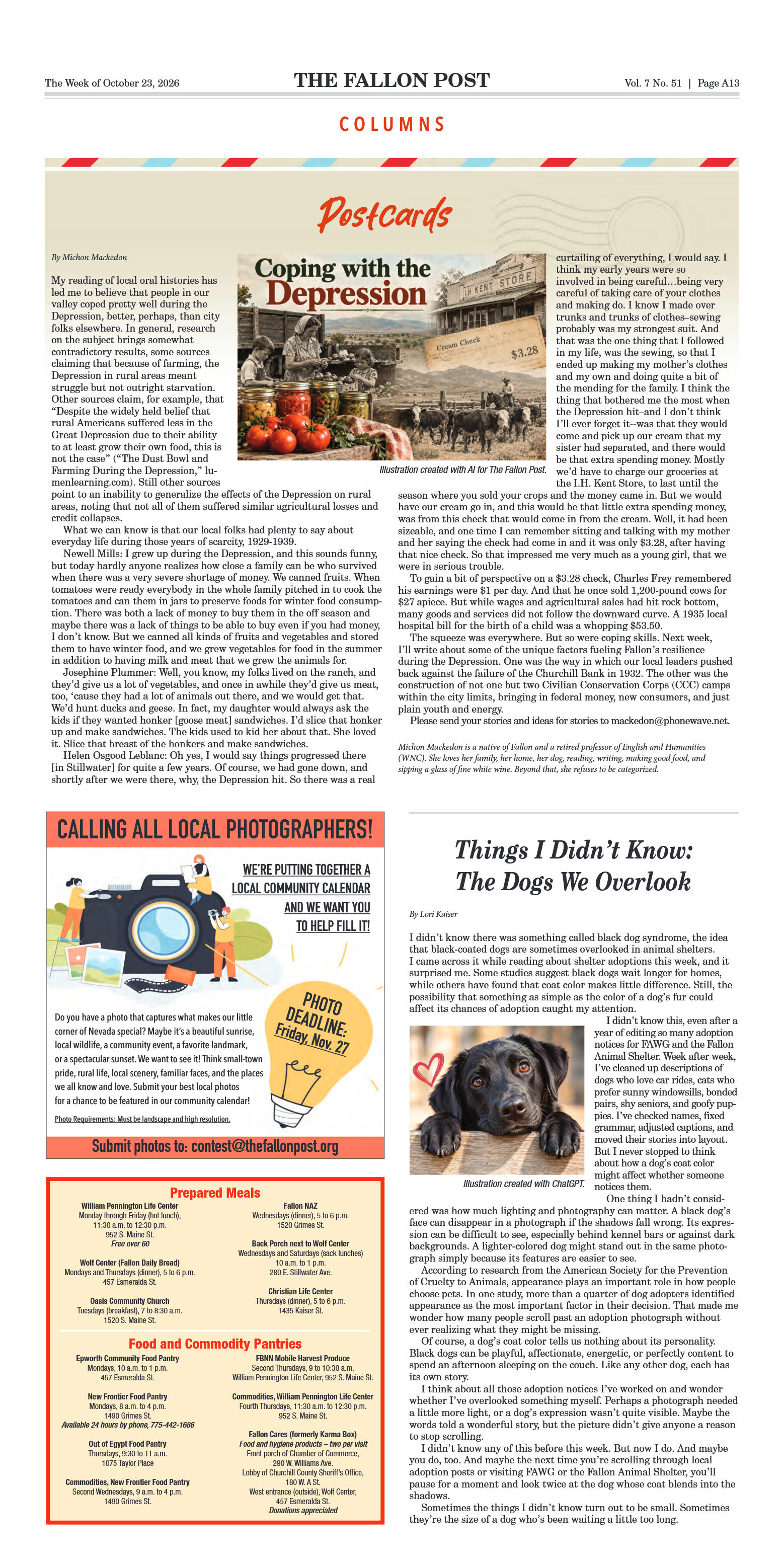 The Fallon Post Oct. 23, 2026: Three Missing Child - page 13
