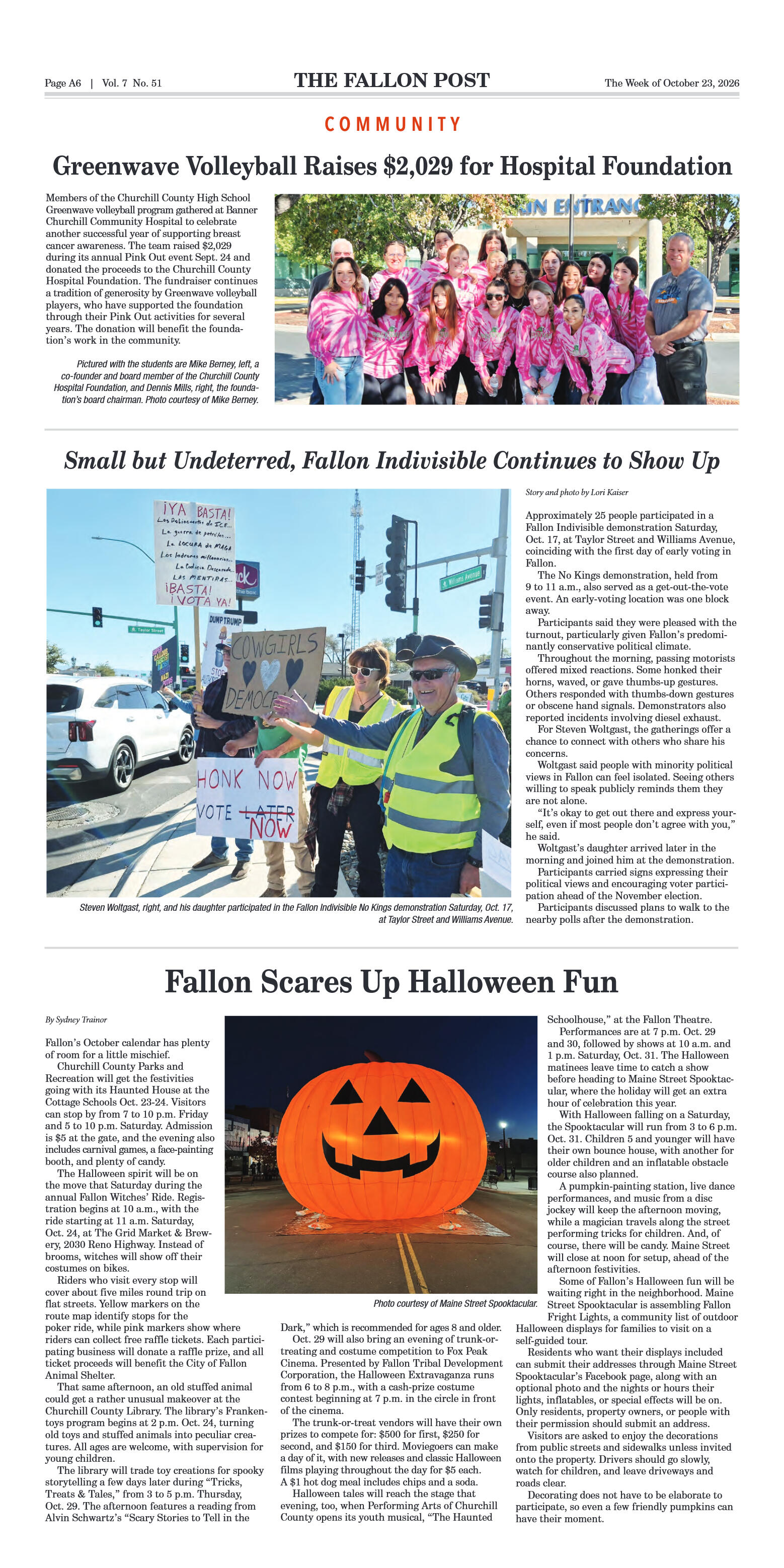 The Fallon Post Oct. 23, 2026: Three Missing Child - page 6