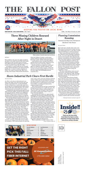 The Fallon Post Oct. 23, 2026: Three Missing Child - page 1