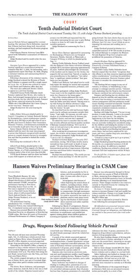 The Fallon Post Oct. 23, 2026: Three Missing Child - page 9
