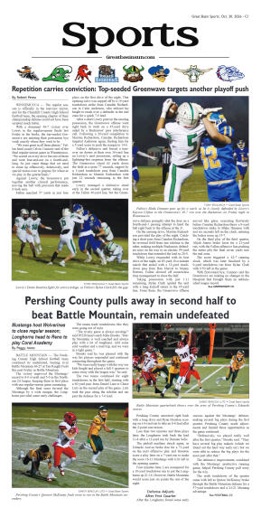 Great Basin Sports October 30, 2026 - Repetition c - page 1