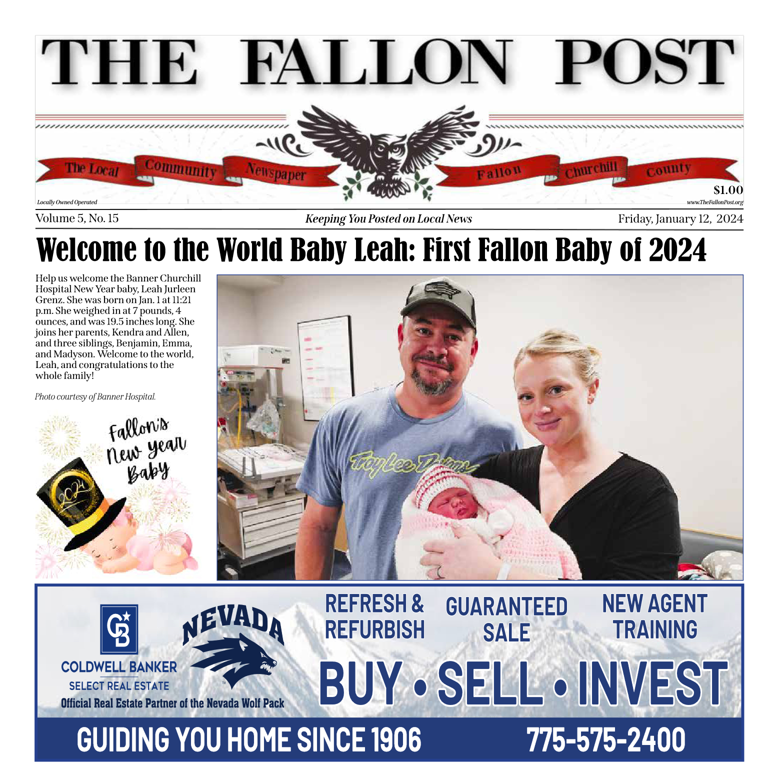 January 12, 2023 - Welcome to the World Baby Leah: - page 1