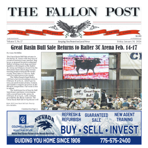 January 26, 2024 Great Basin Bull Sale Returns to  - page 1