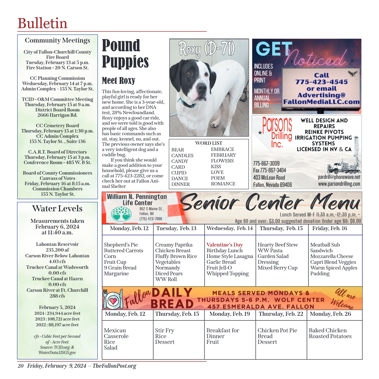 February 9, 2024 - Fallon Chamber of Commerce Reco - page 20