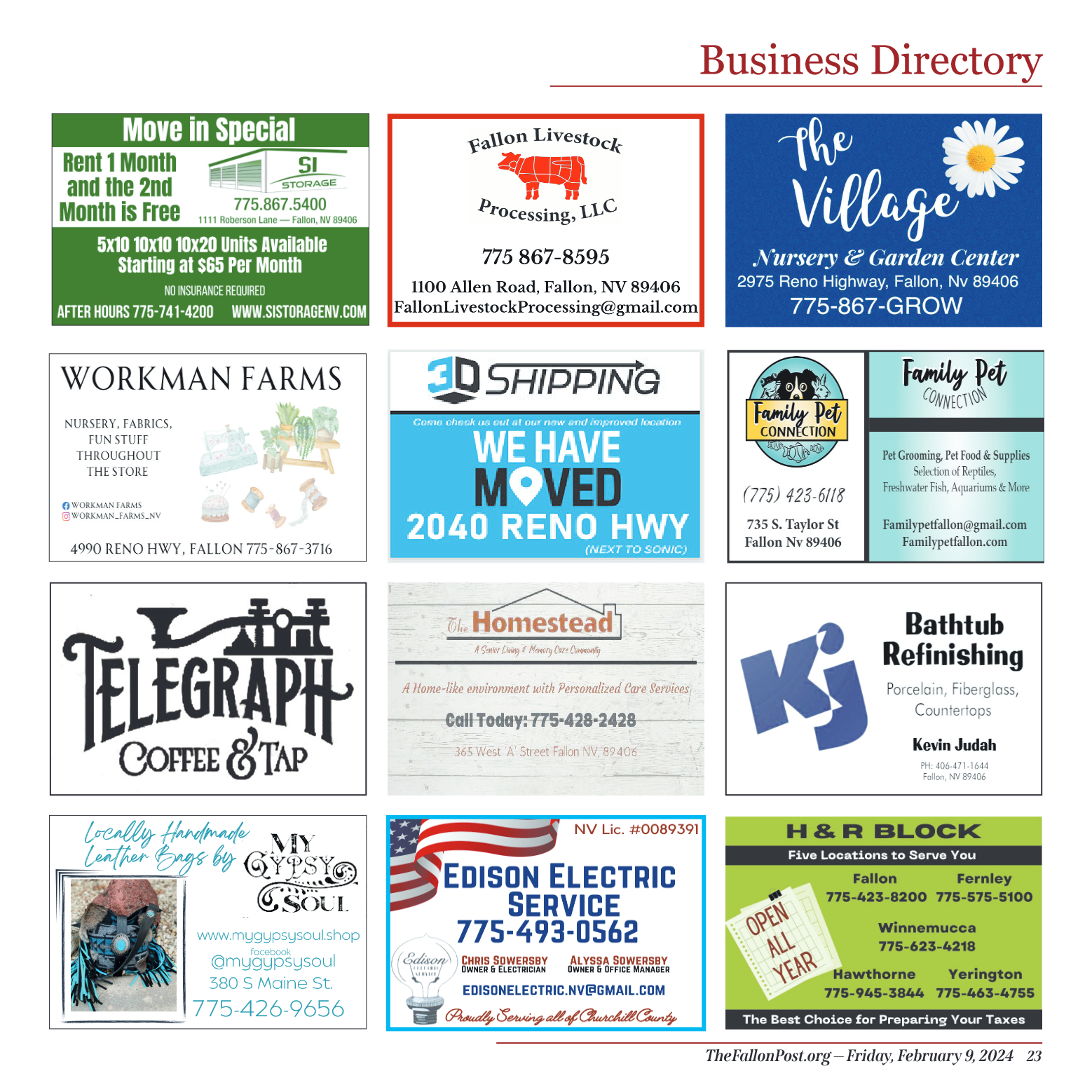 February 9, 2024 - Fallon Chamber of Commerce Reco - page 23