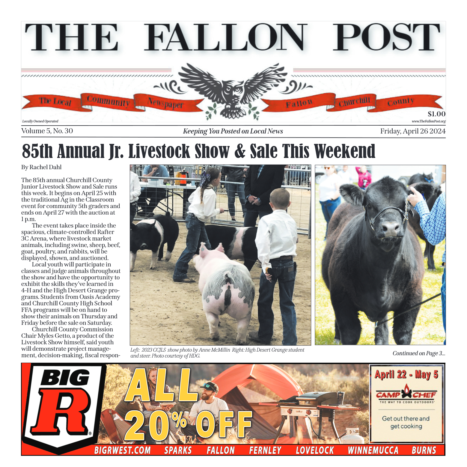 April 26, 2024 - 85th Annual Jr. Livestock Show & - page 1