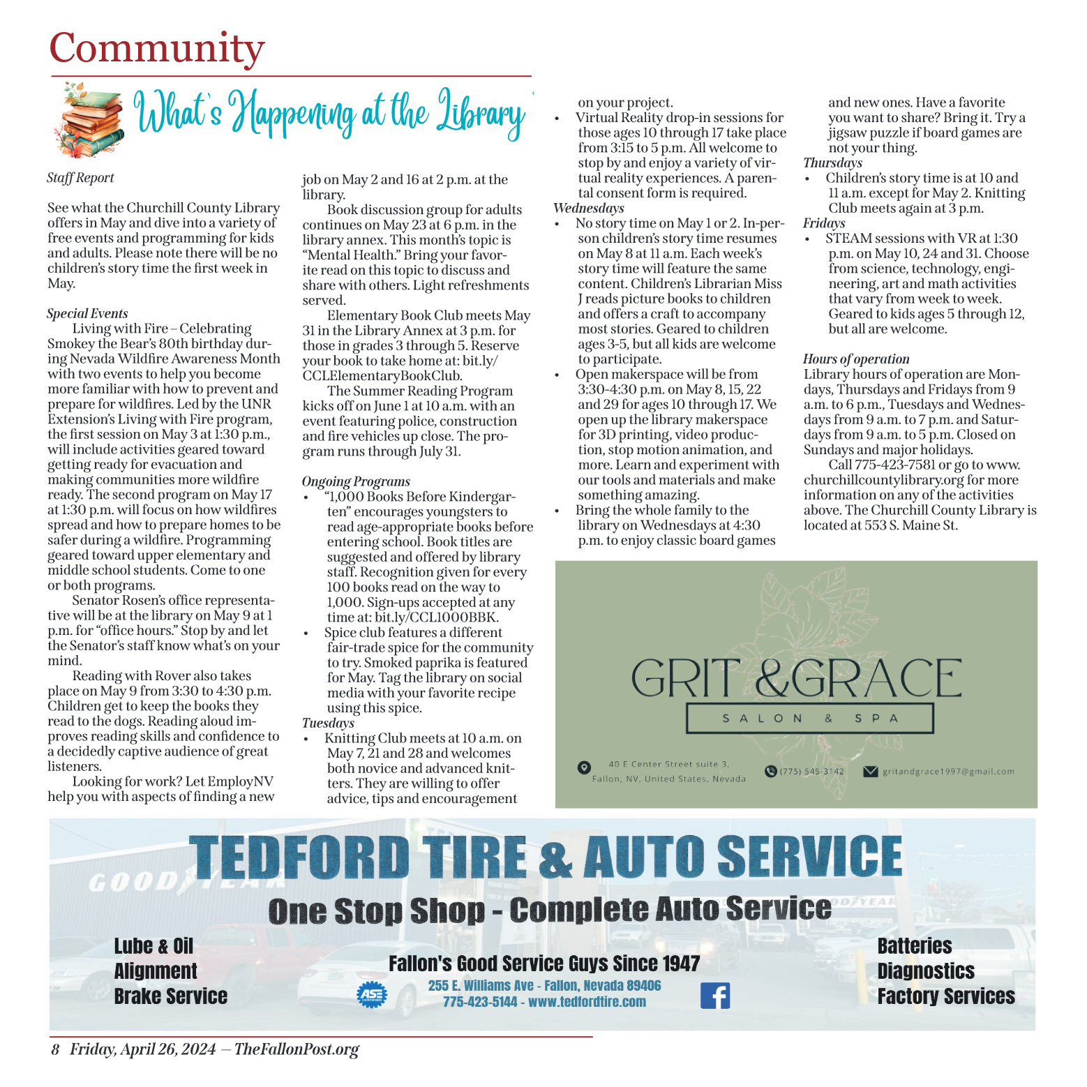 April 26, 2024 - 85th Annual Jr. Livestock Show & - page 8