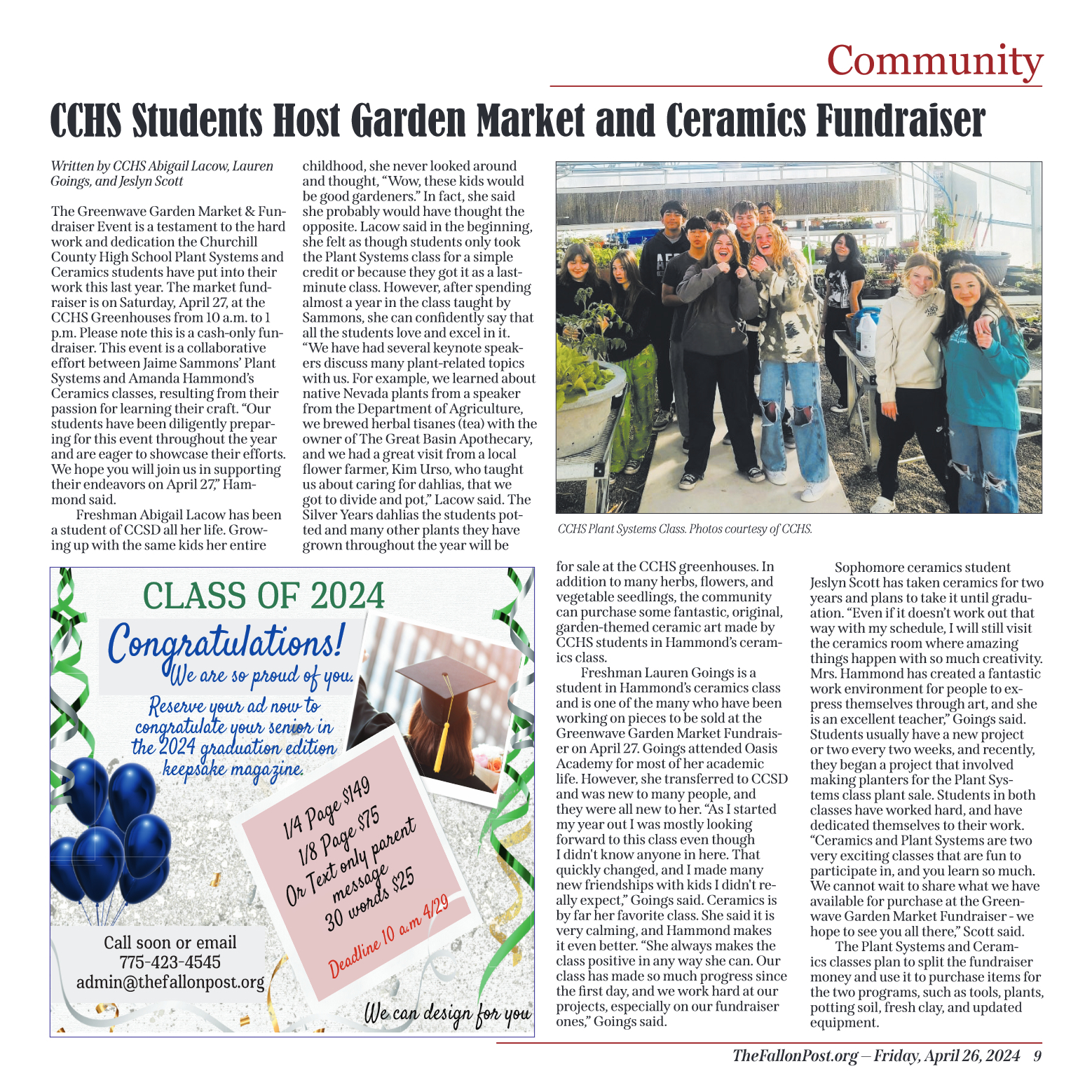 April 26, 2024 - 85th Annual Jr. Livestock Show & - page 9