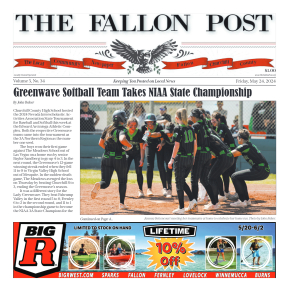 May 24 - CCHS Softball Takes State - page 1