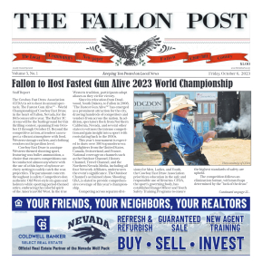 The Fallon Post - October 6 - page 1